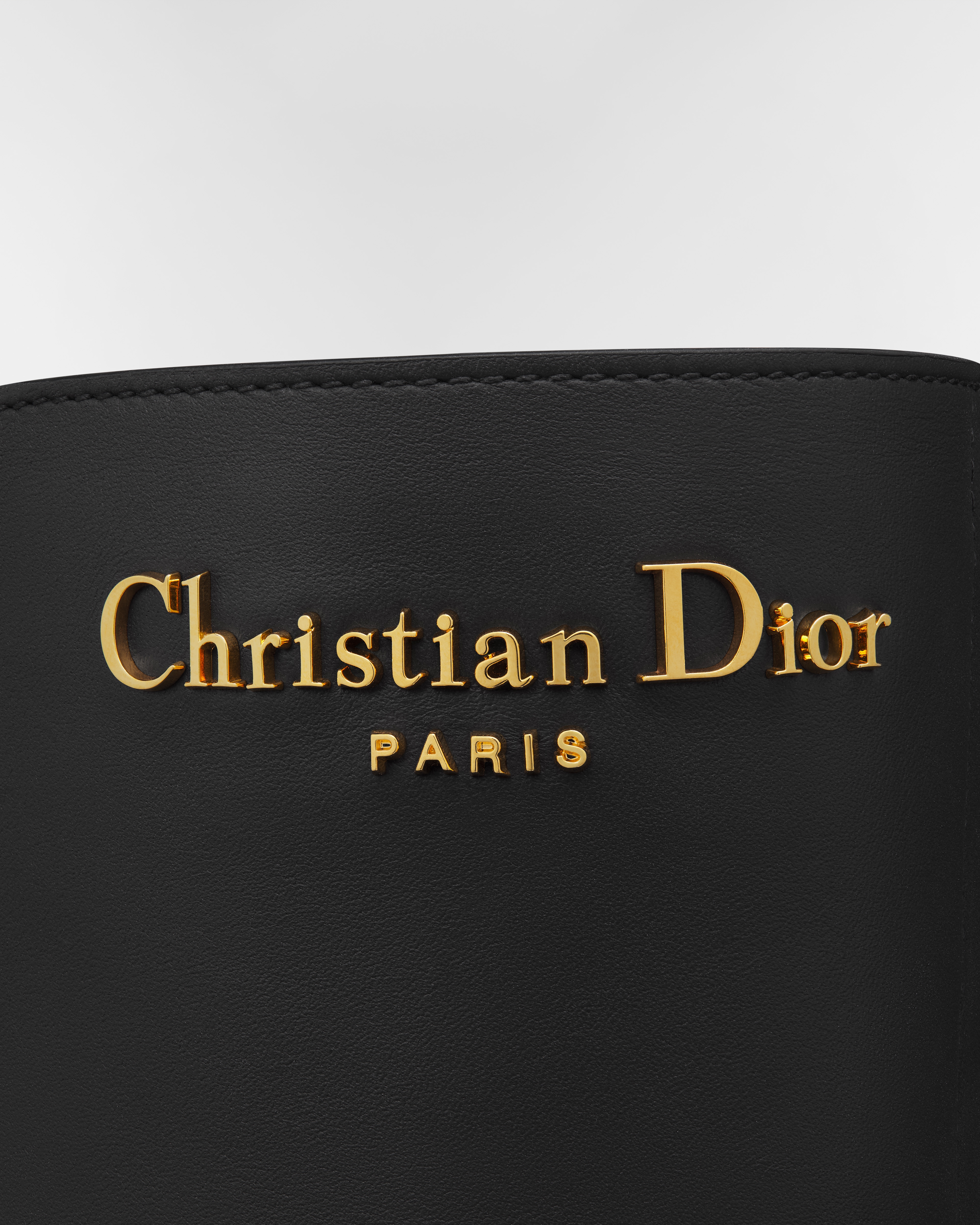 D-Trap Ankle Boot Black Calfskin and Nylon with Embroidered Cannage Motif E09