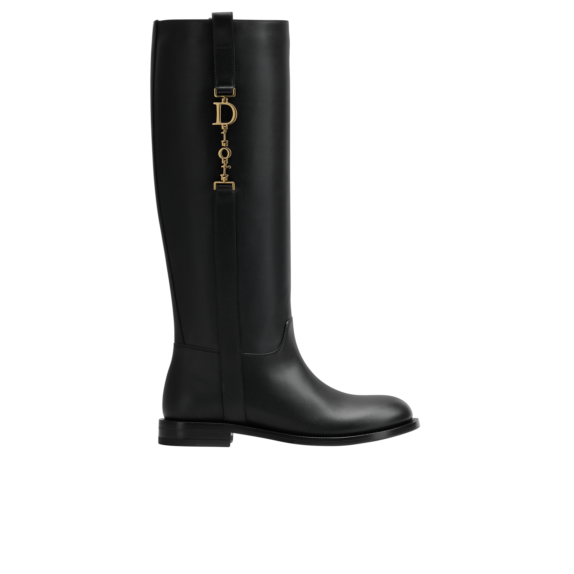 Diorly Boot Black Shiny Calfskin E02