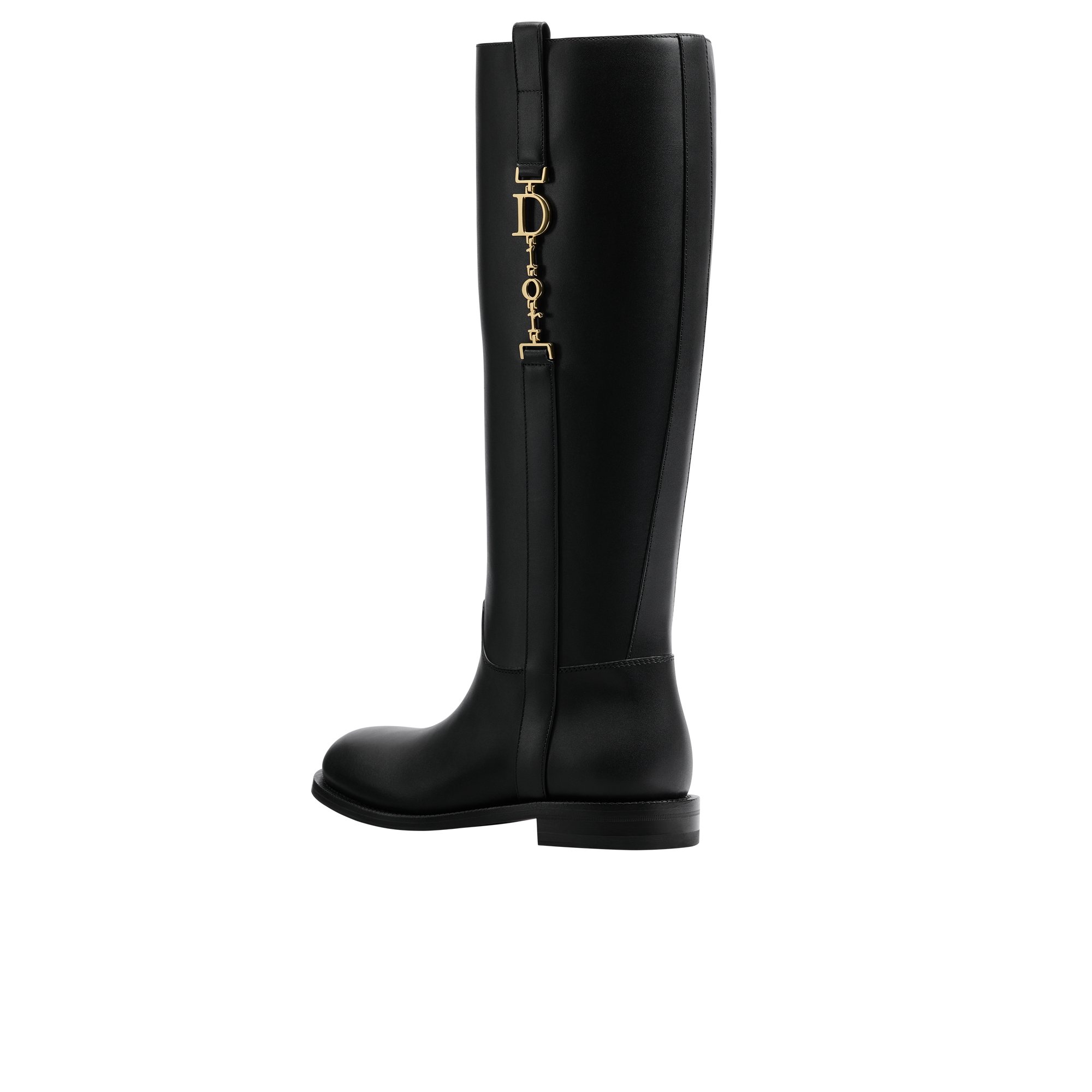 Diorly Boot Black Shiny Calfskin E05