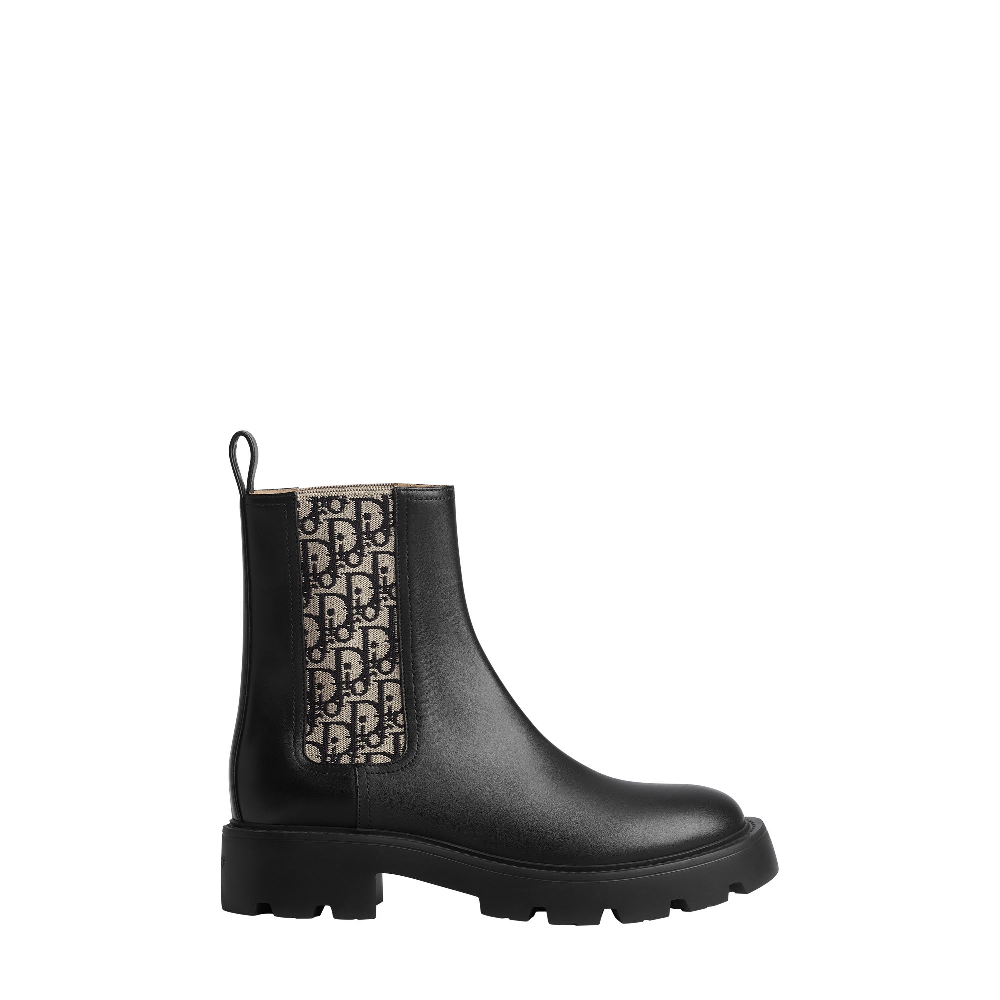 Dior Ride Chelsea Boot Black Calfskin E02