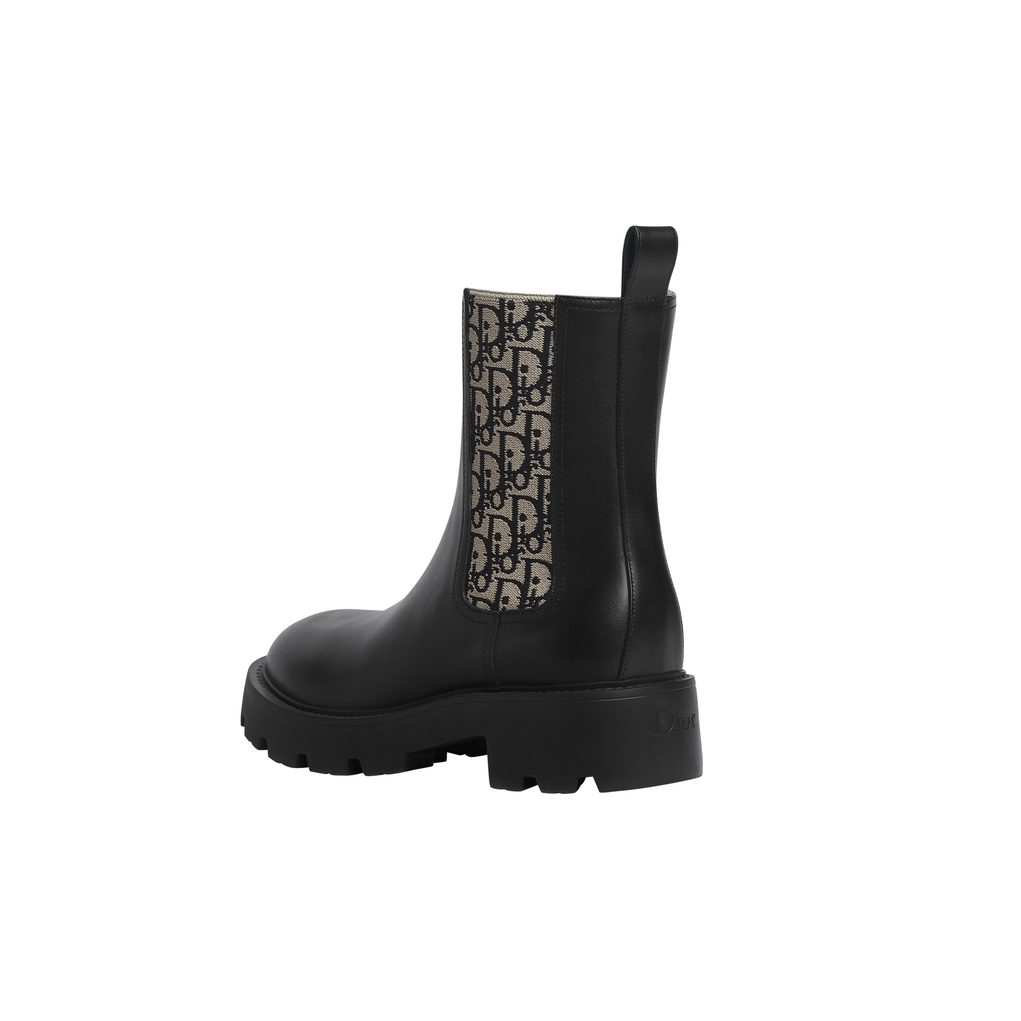 Dior Ride Chelsea Boot Black Calfskin E05