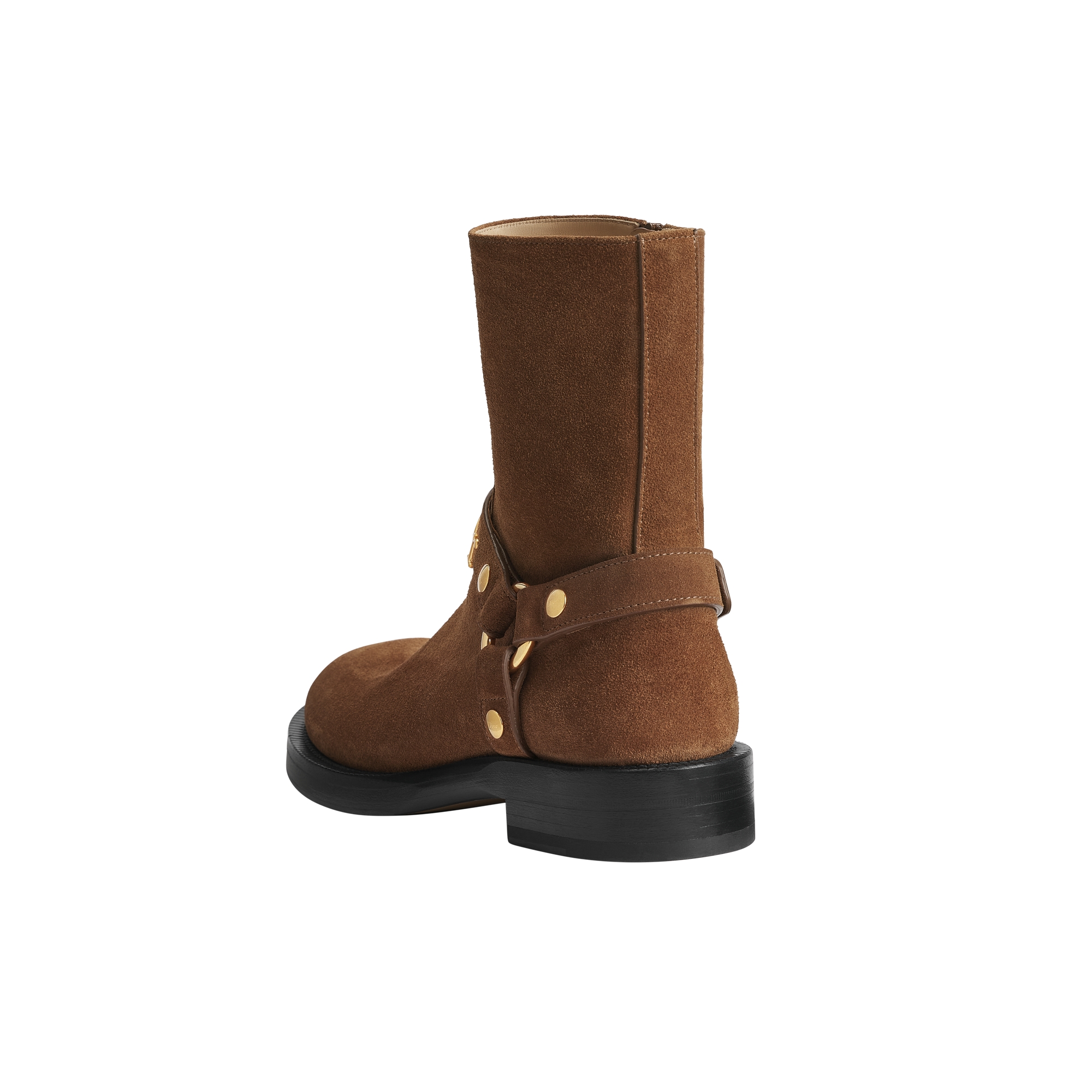 Dior Bolt Ankle Boot Cognac Brown Suede Calfskin E05