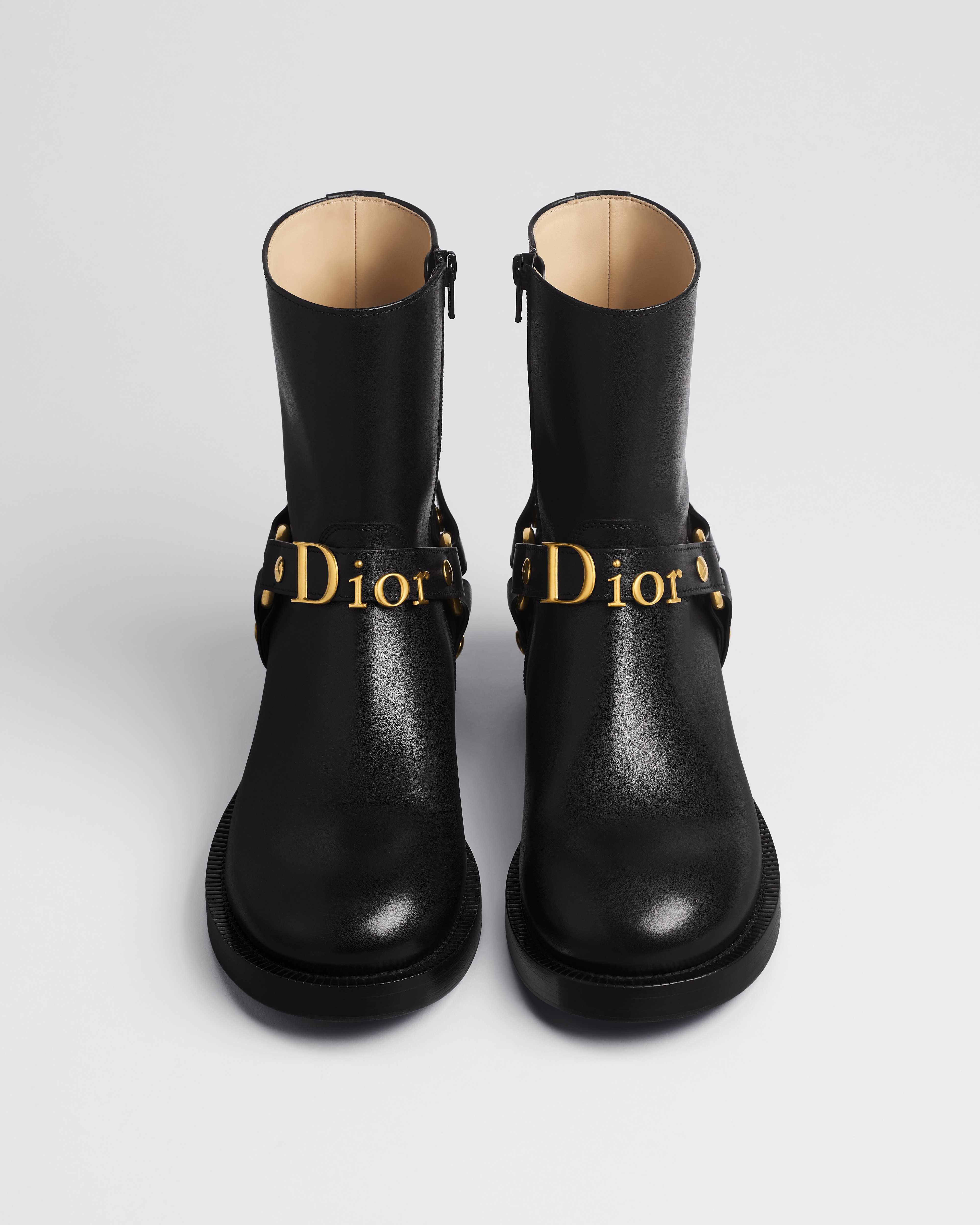 Dior Bolt Ankle Boot Black Calfskin E06