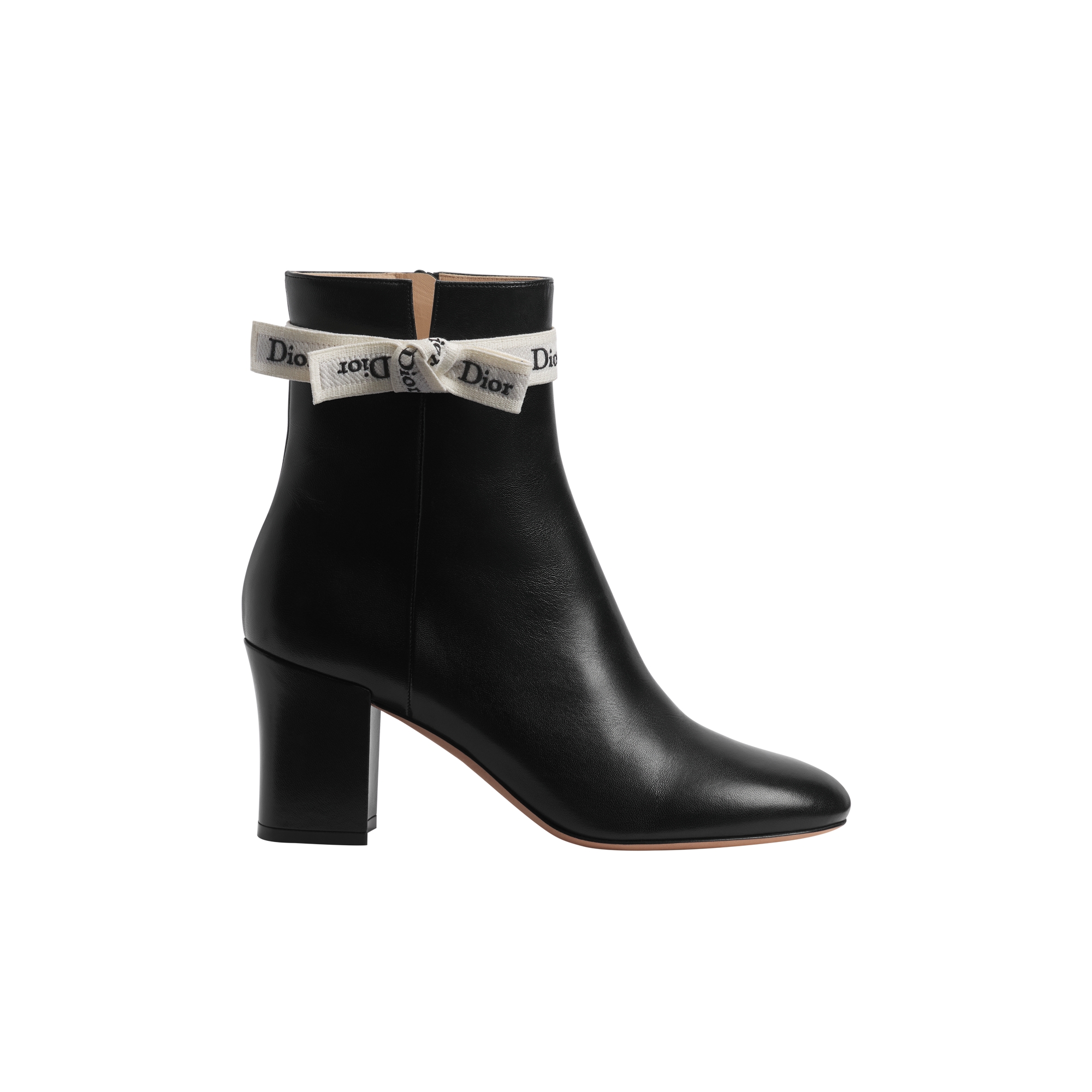 J'Adior Heeled Ankle Boot Black Lambskin E02