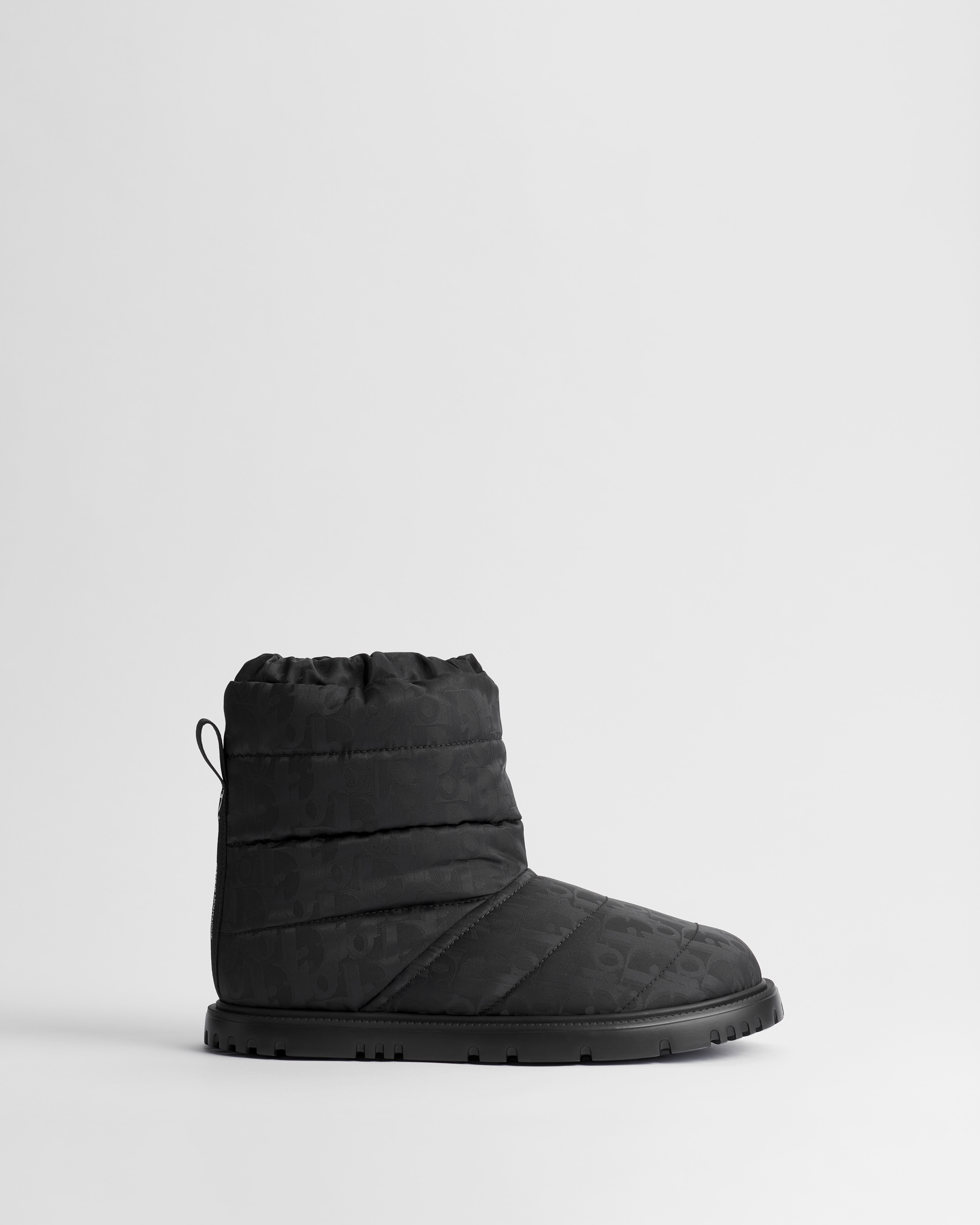 DiorAlps Dior Freeze Ankle Boot Black Quilted Dior Oblique Technical Fabric E02