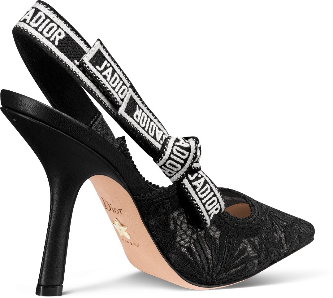 DIOR | J'Adior スリングバックパンプス Dior Chardons エンブロイダリー メッシュ