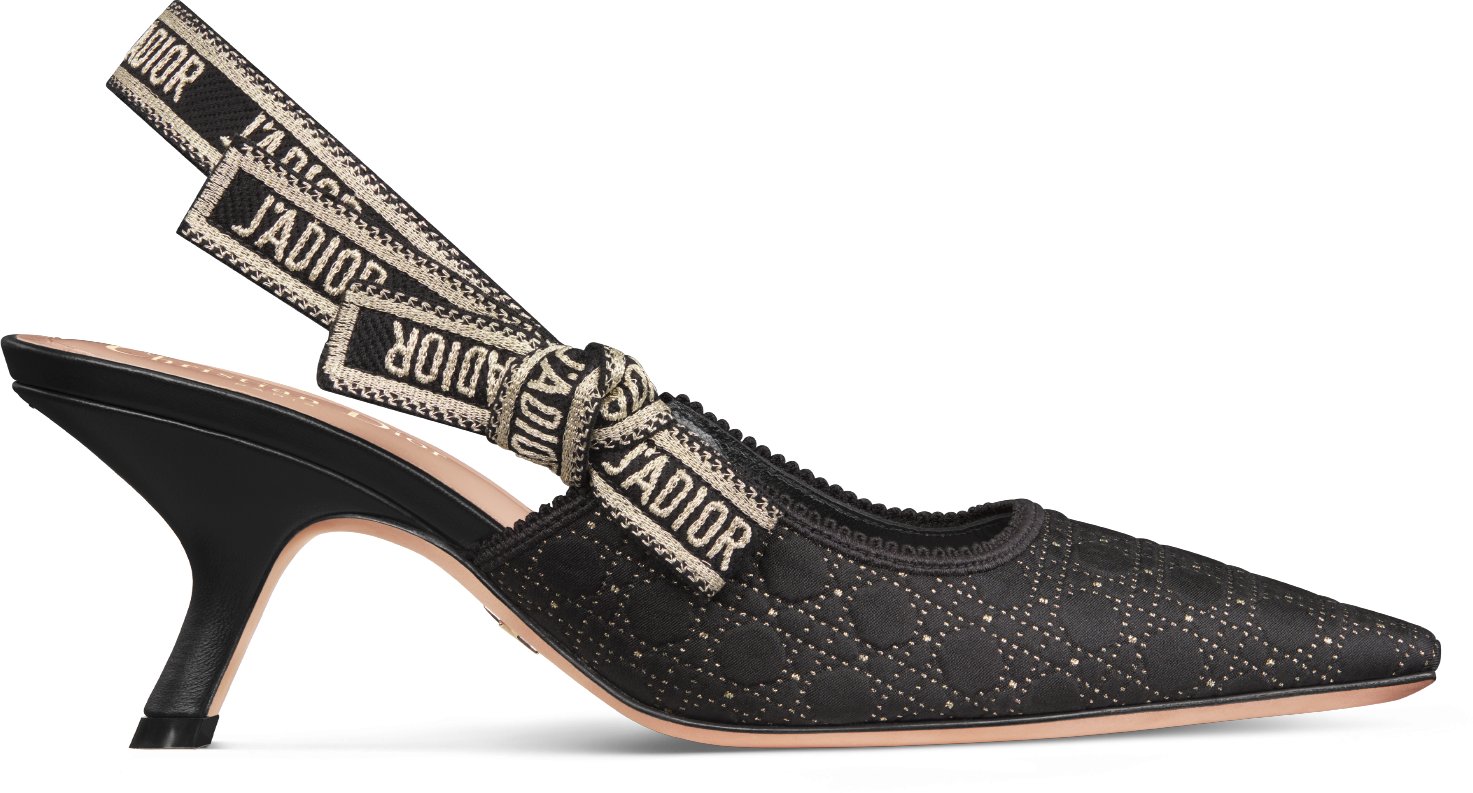 パンプス Dior J Adior Slingback Microcannage Pump KDV347FANS09X_E02?$default_GH$
