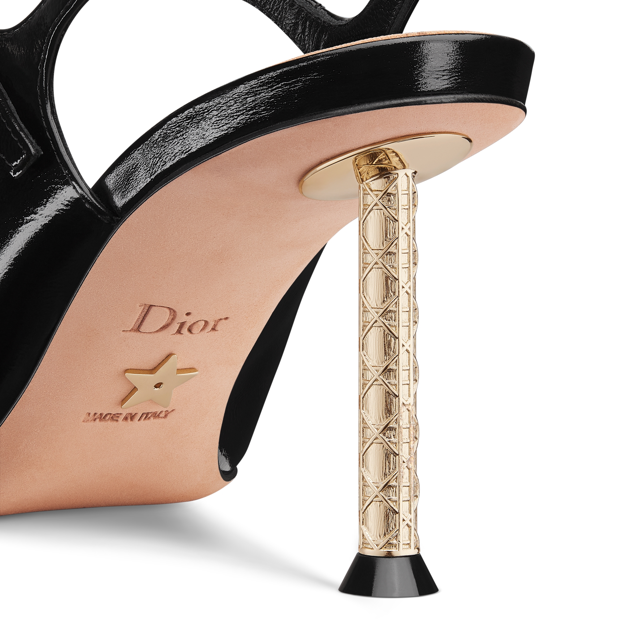 DIOR | Dior Icon スリングバックパンプス クリンクルド パテント