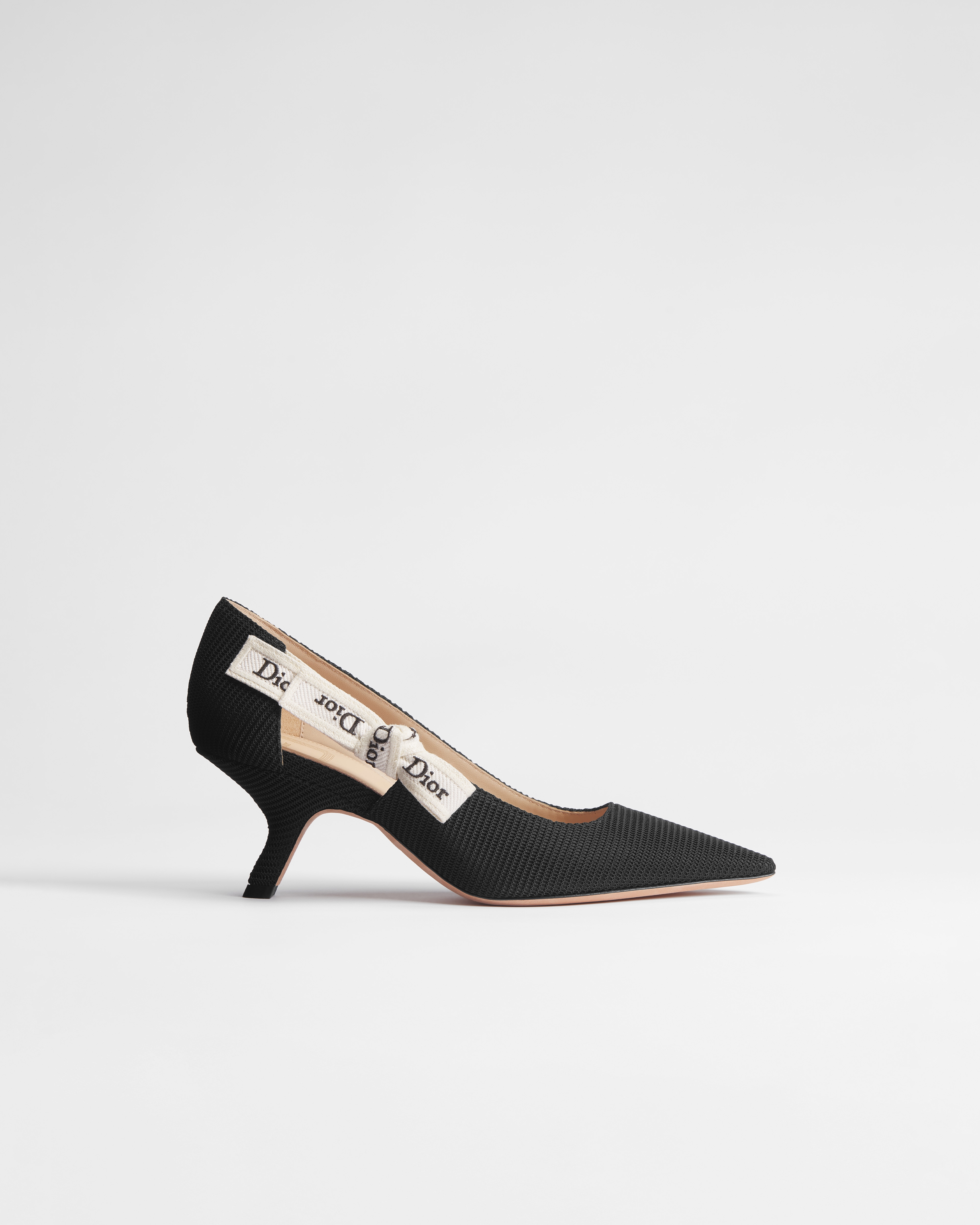 J'Adior Pump Black Technical Fabric E02
