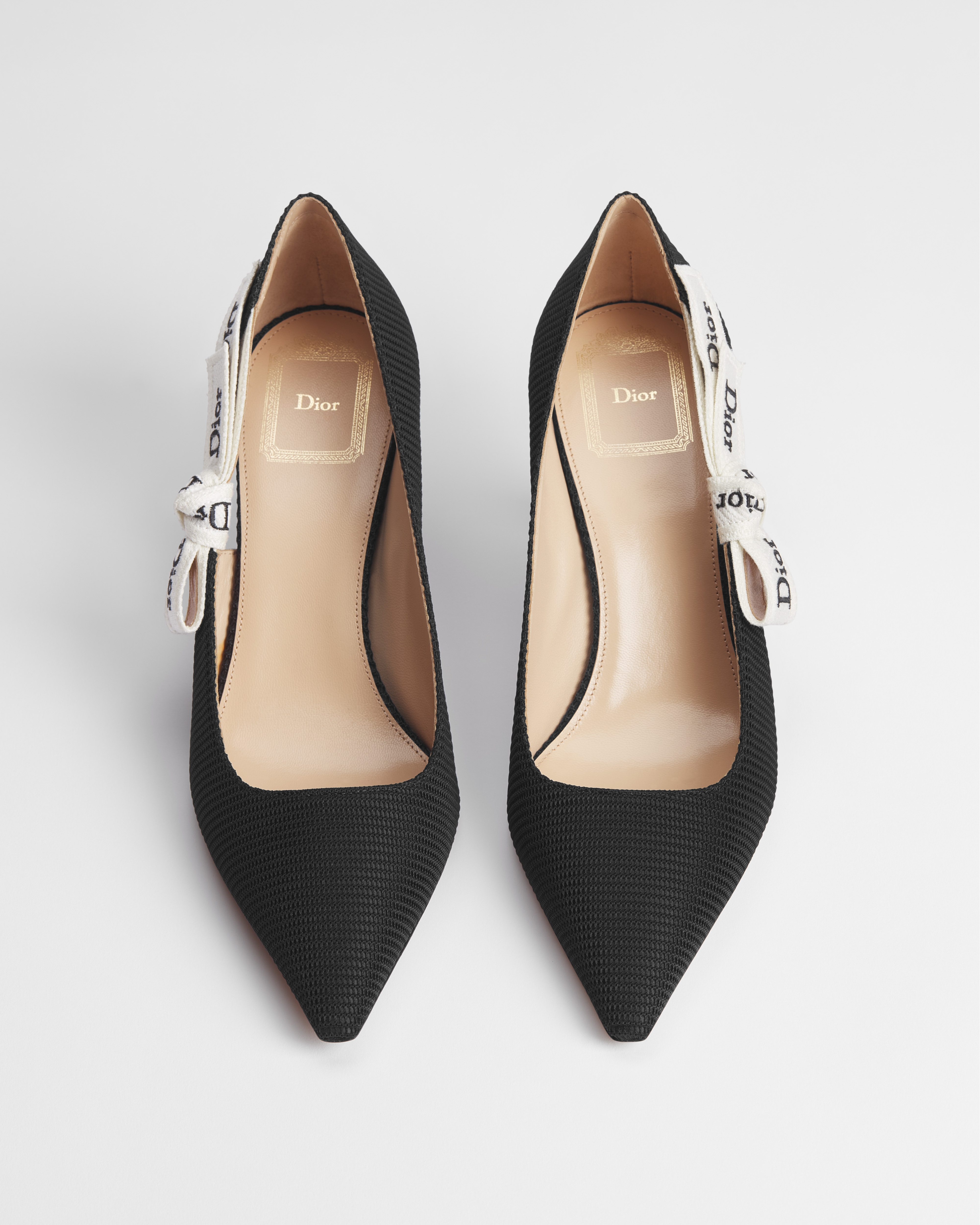 J'Adior Pump Black Technical Fabric E06