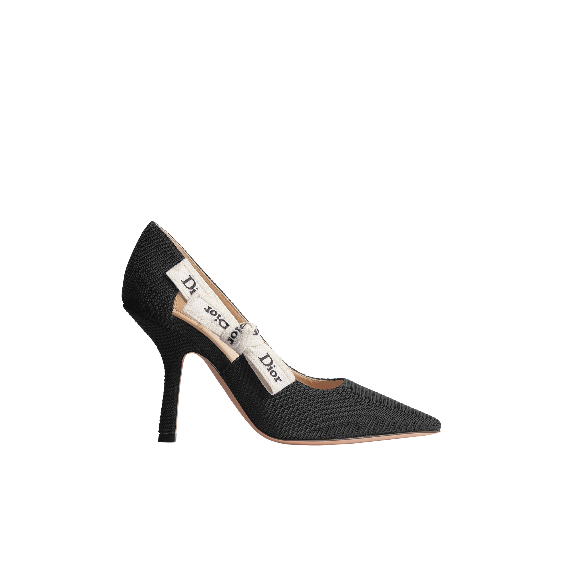 J'Adior Pump Black Technical Fabric E02