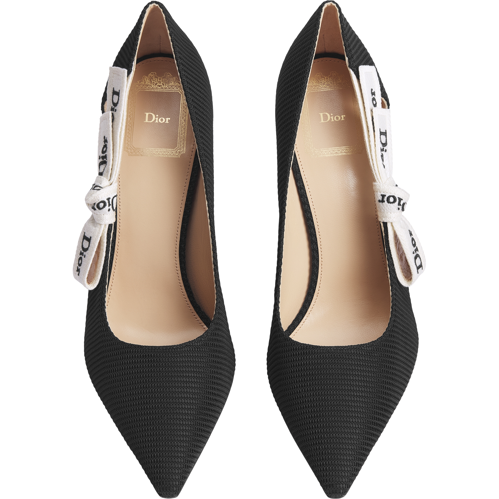 J'Adior Pump Black Technical Fabric E06