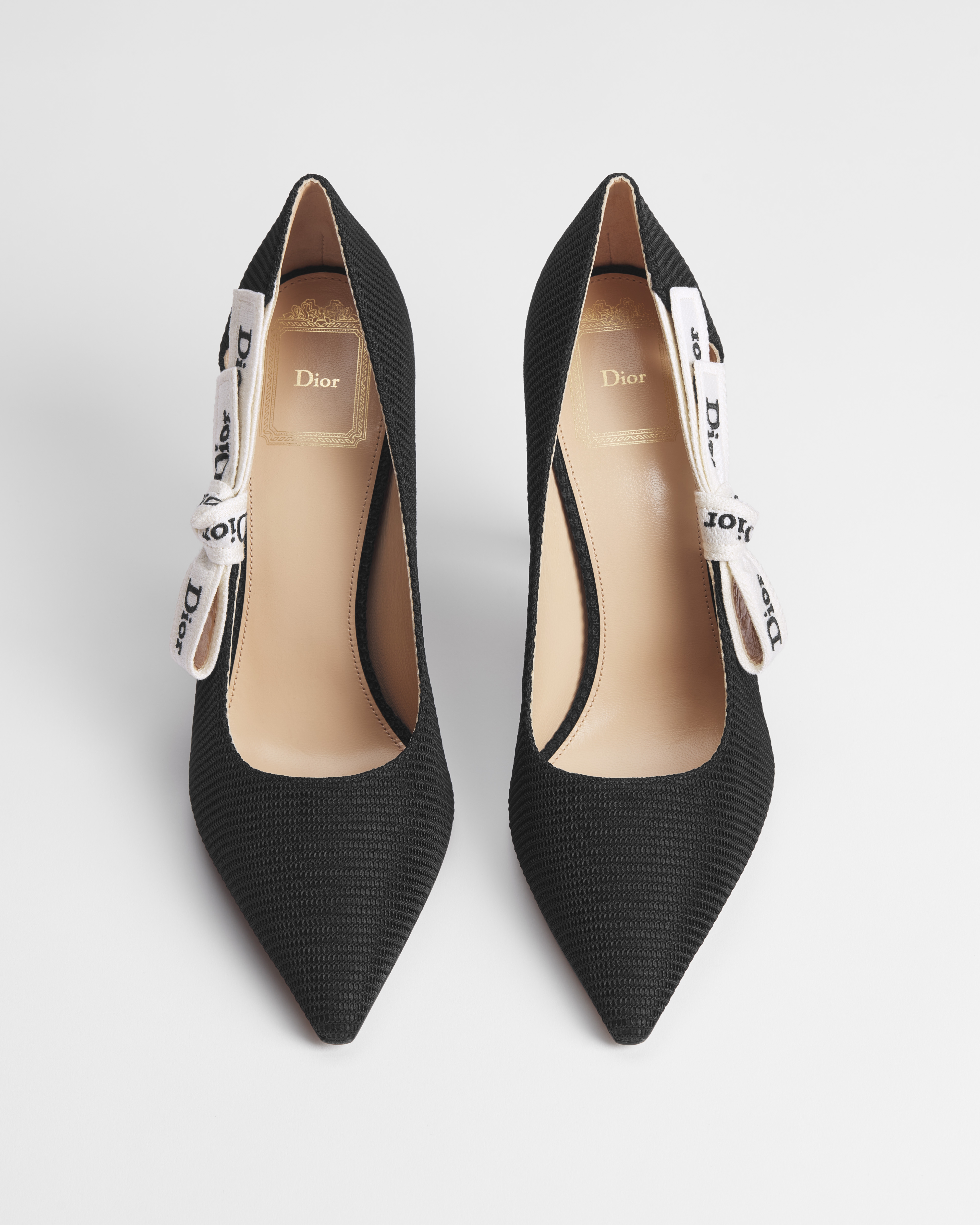 J'Adior Pump Black Technical Fabric E06