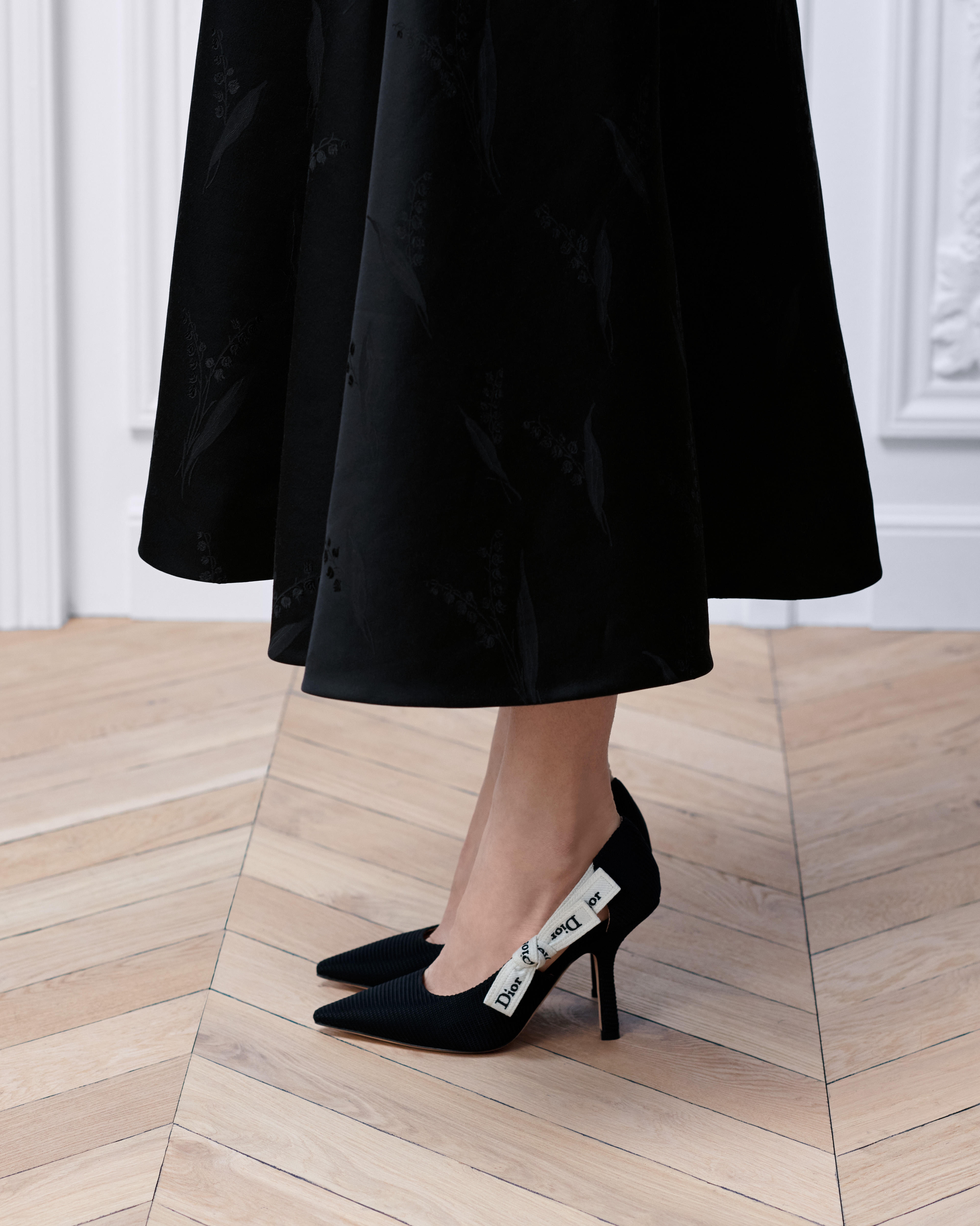 J'Adior Pump Black Technical Fabric E14