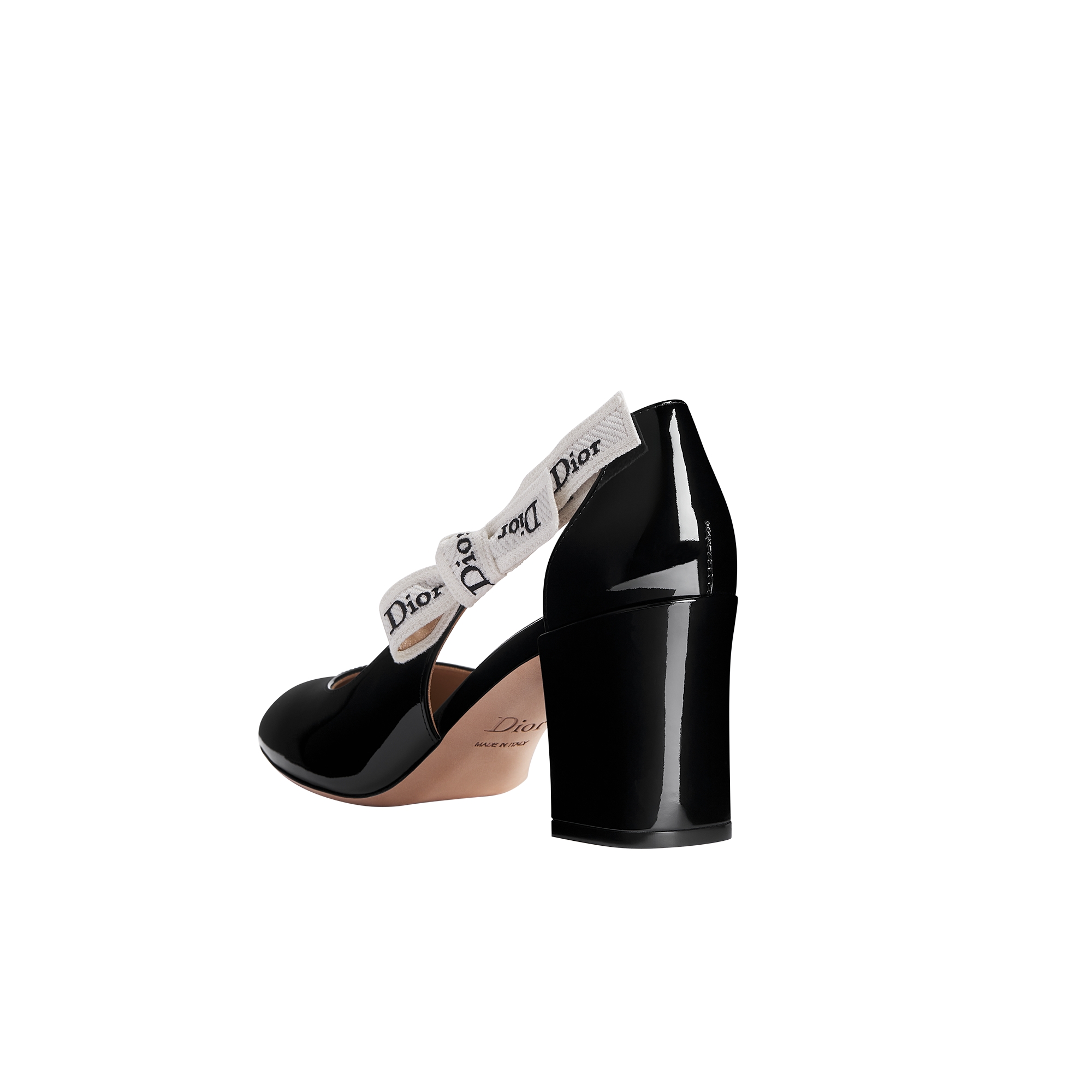 J'Adior Pump Black Patent Calfskin E05