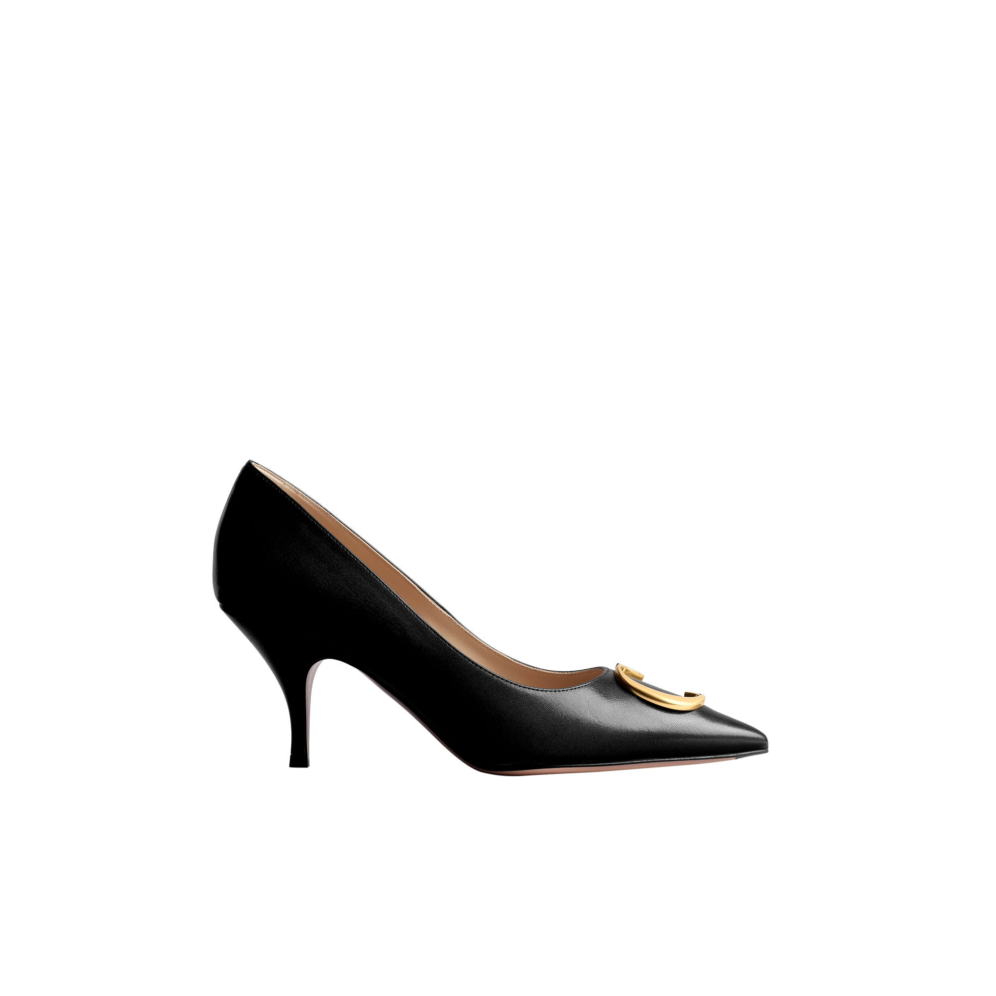 Dior Initials Pump Black Lambskin | DIOR