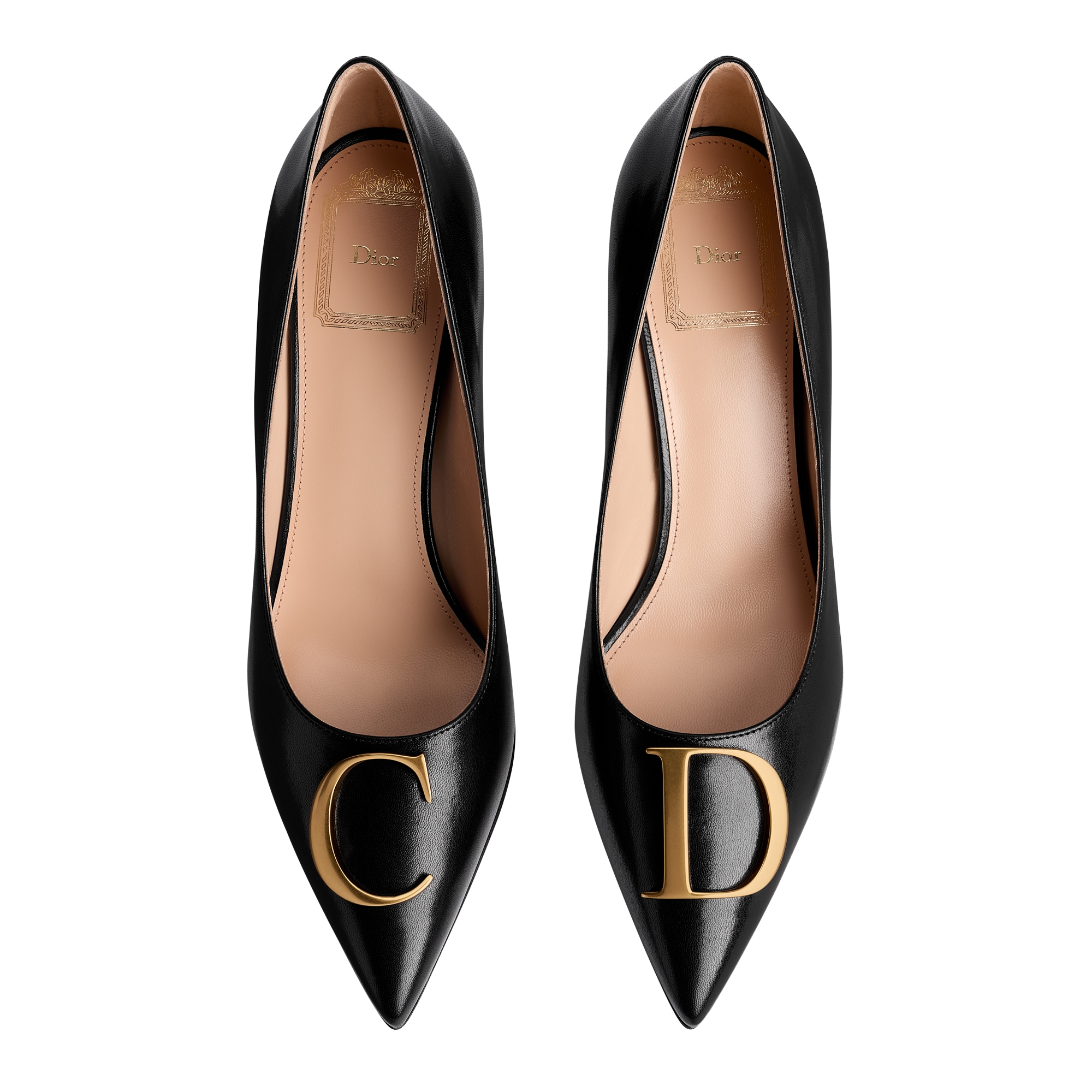 Dior Initials Pump Black Lambskin E06