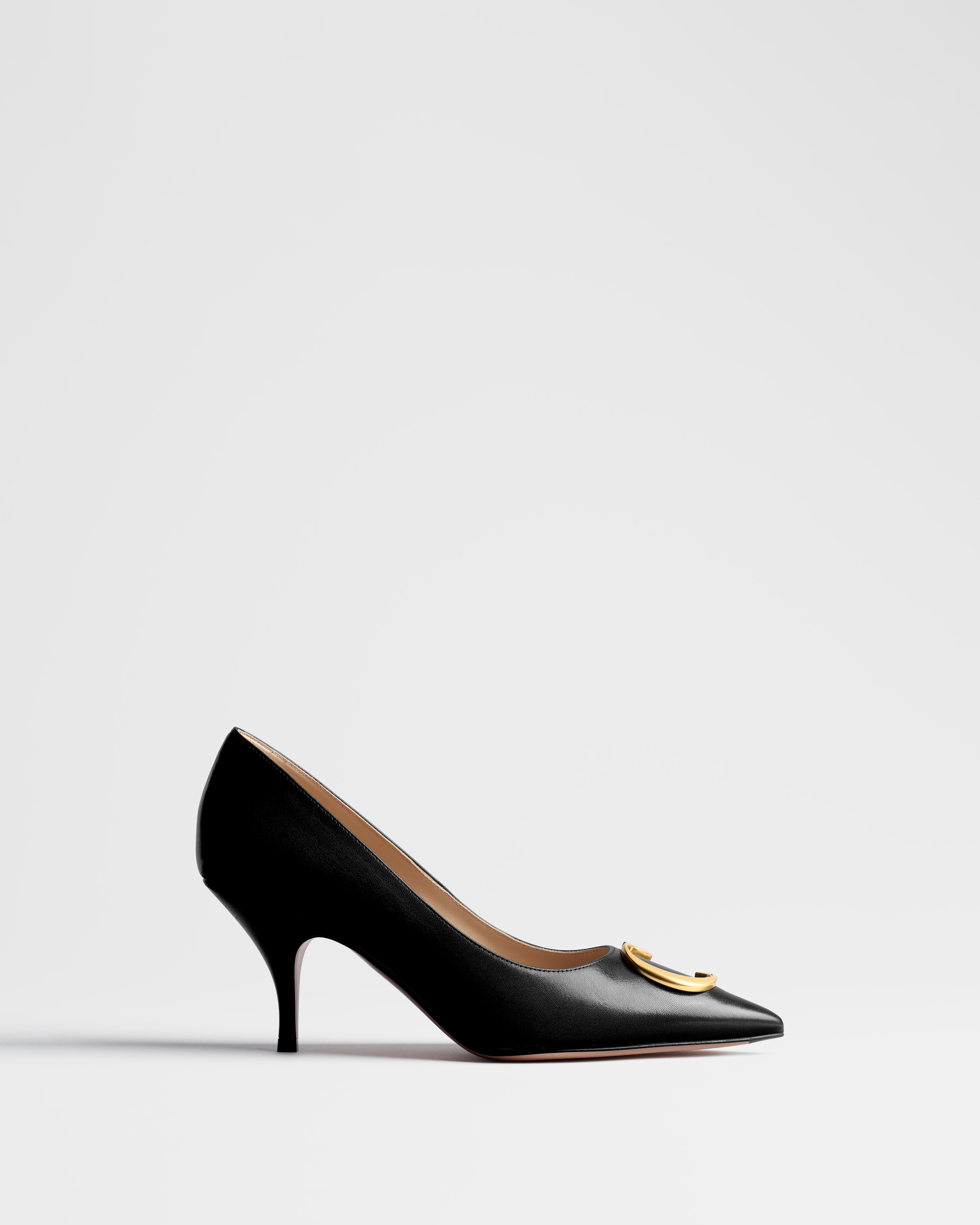Dior Initials Pump Black Lambskin E02