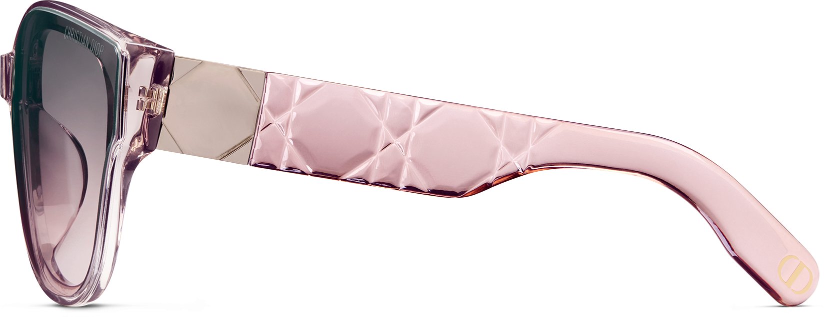 Lady 95.22 R3F Transparent Nude Round Sunglasses | DIOR