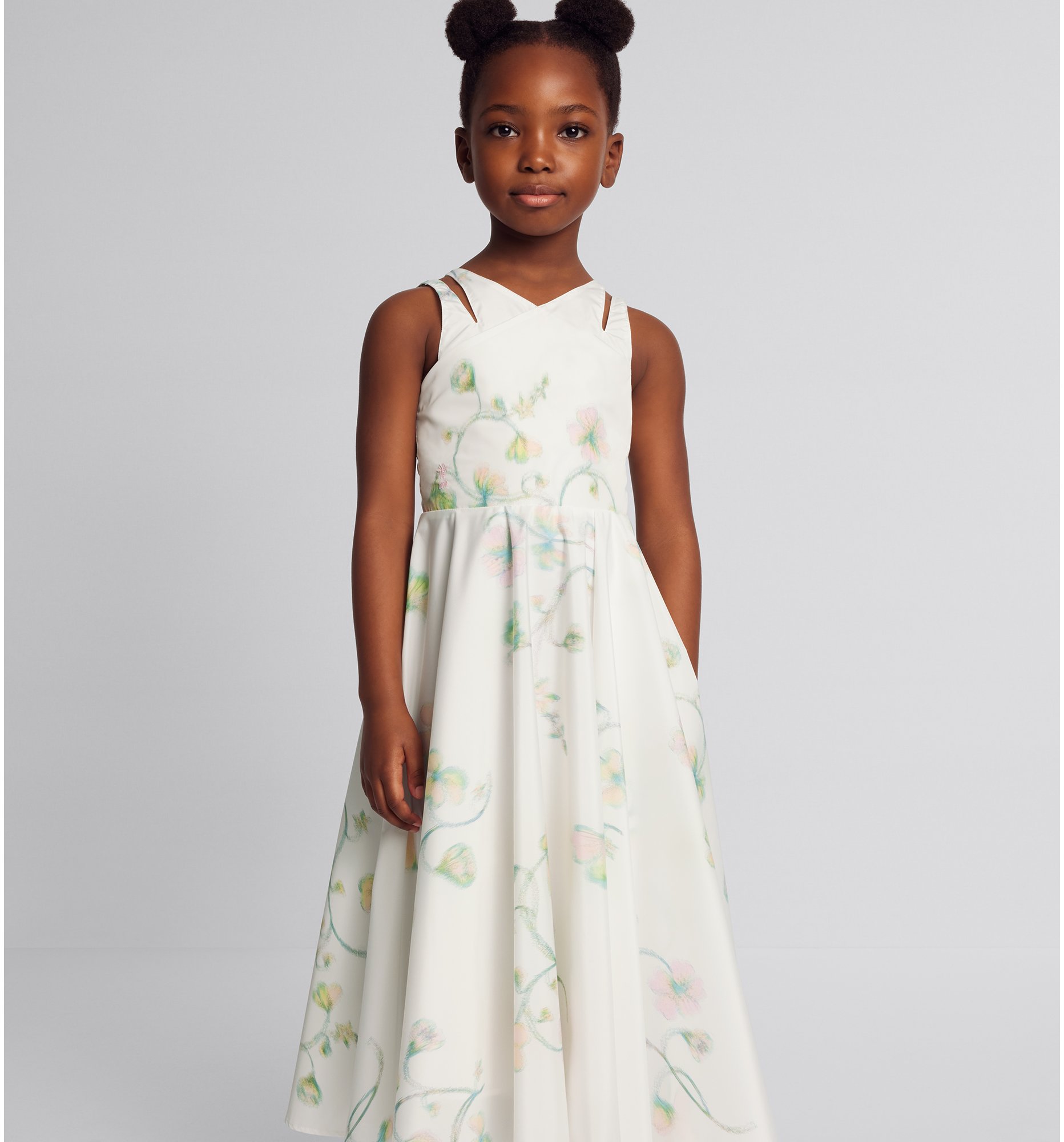 Robe évasée Fleurie Pour Fille Bizi Bodi By Sew - Taille 6 - Occasion Très Bon état