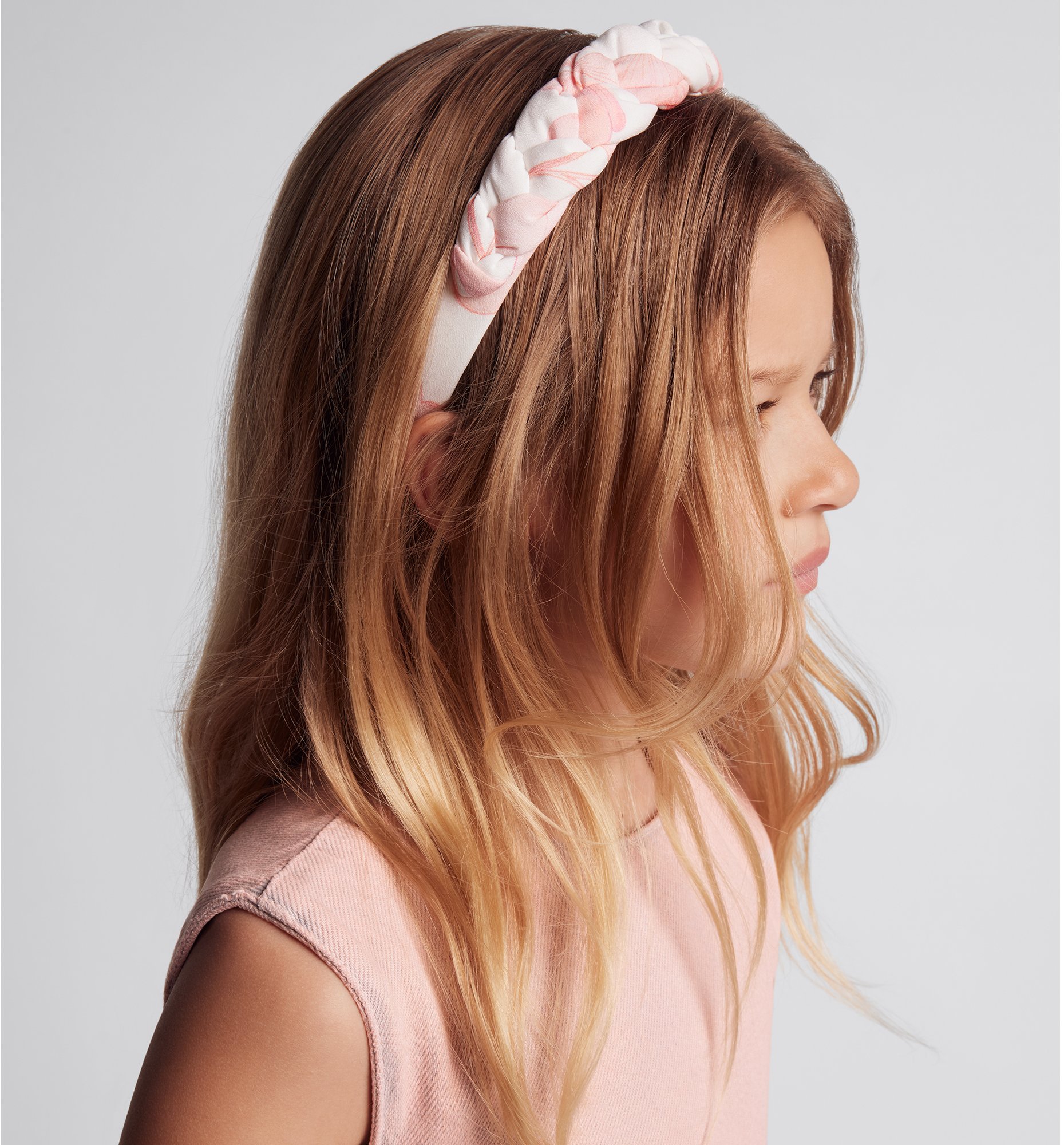 CHRISTIAN DIOR ヘアバンド ピンク ディオールChristian Dior ヘアバンド ピンク テキスタイル