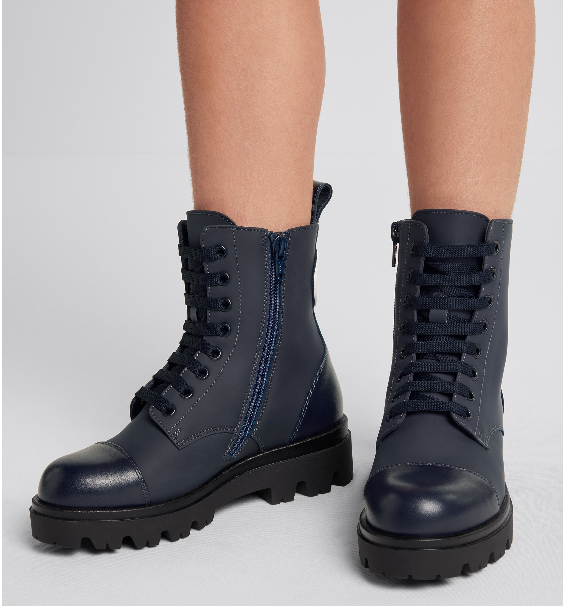 DIOR | キッズ ショートブーツ ラバー & カーフスキン 