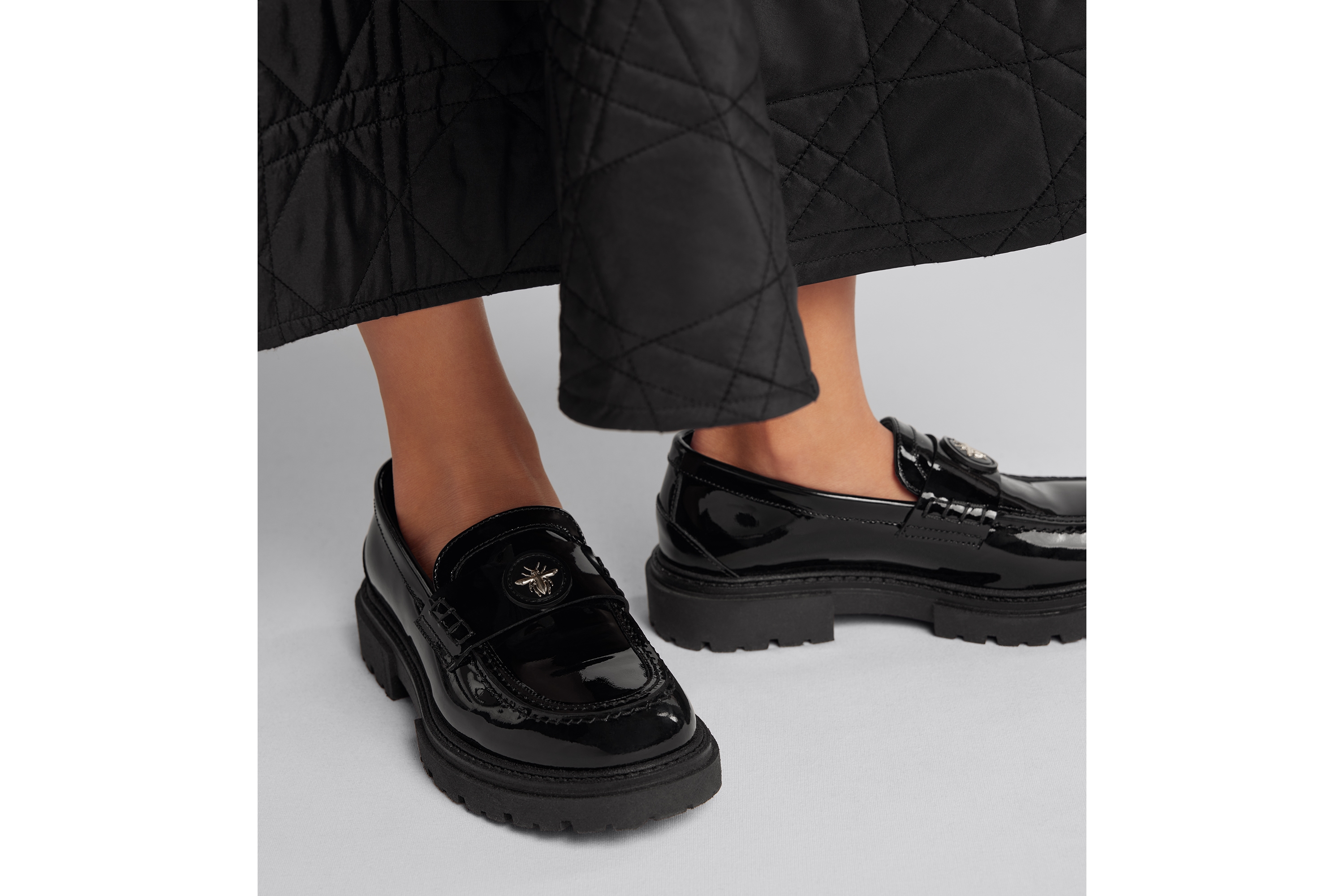 Look Kids' Loafer Black Patent Calfskin E24