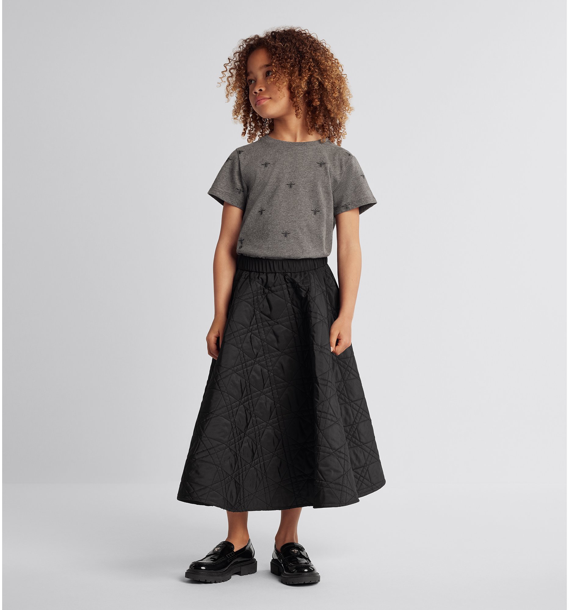 aria_look Kids' Mid-Length Skirt Unfolded view