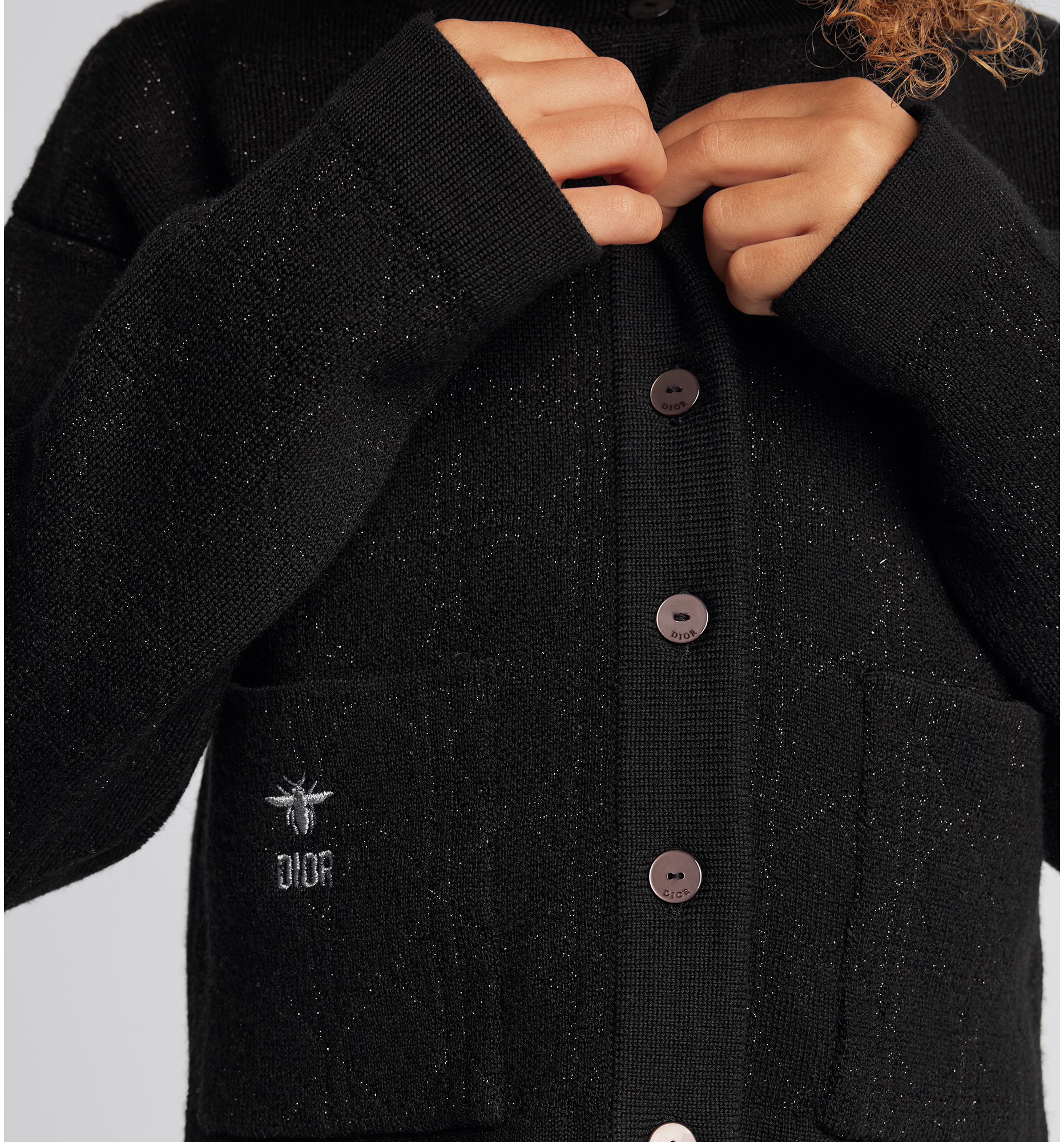 DIOR | キッズ カーディガン ジャケット カナージュ ウールブレンド ニット ジャカード