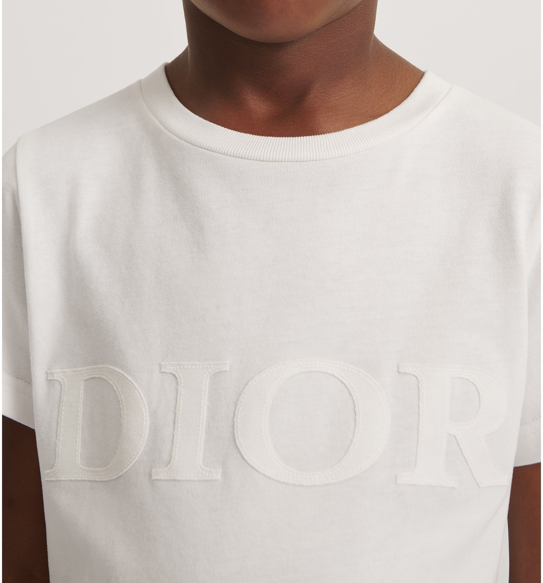 Fendi T-shirt avorio in jersey con stampa BMI258-7AJ main image 0