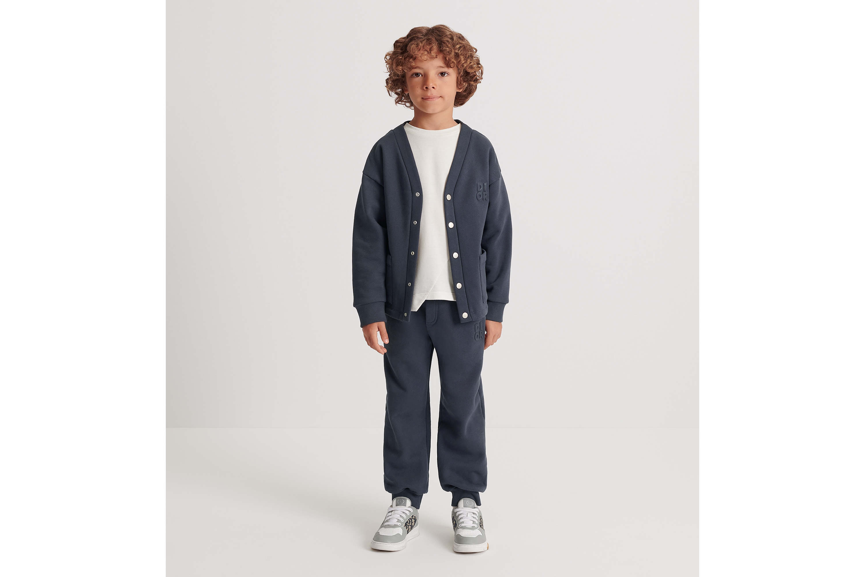 Cardigan enfant Maille de coton doré pâle