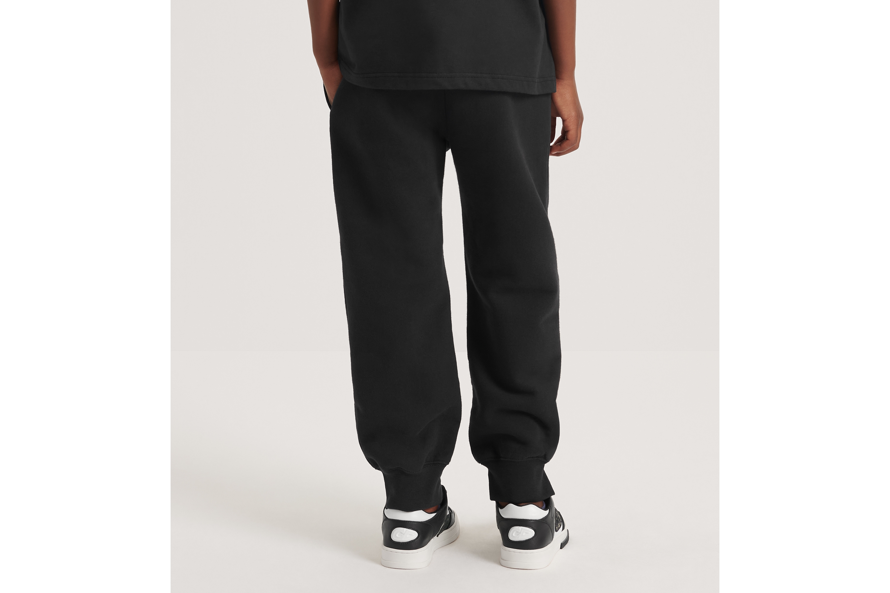 look_image_alt_prefix Christian Dior Couture Trainingshose für Kinder Baumwollfleece in Schwarz E15