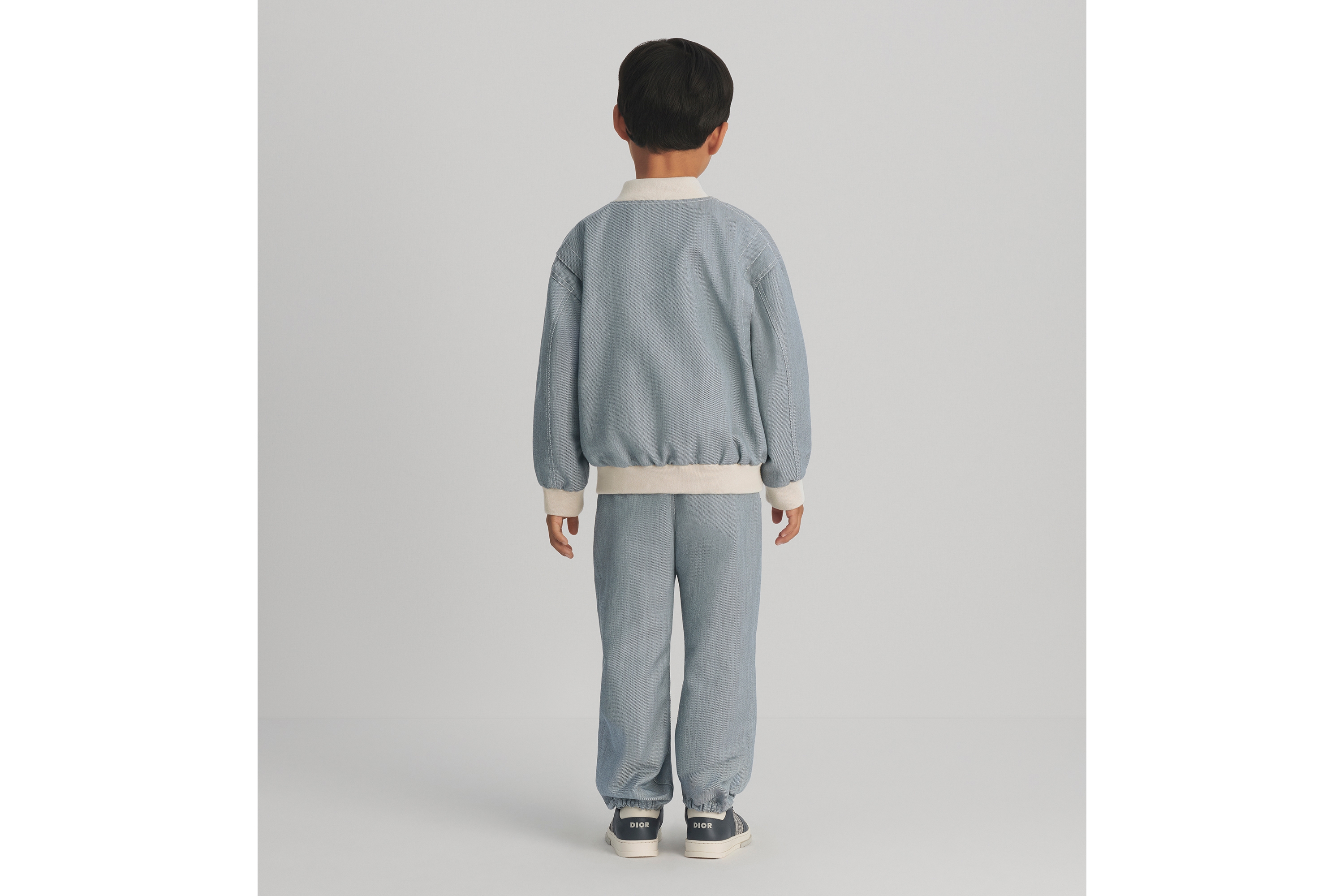 キッズ ボンバージャケット コットンツイル E08