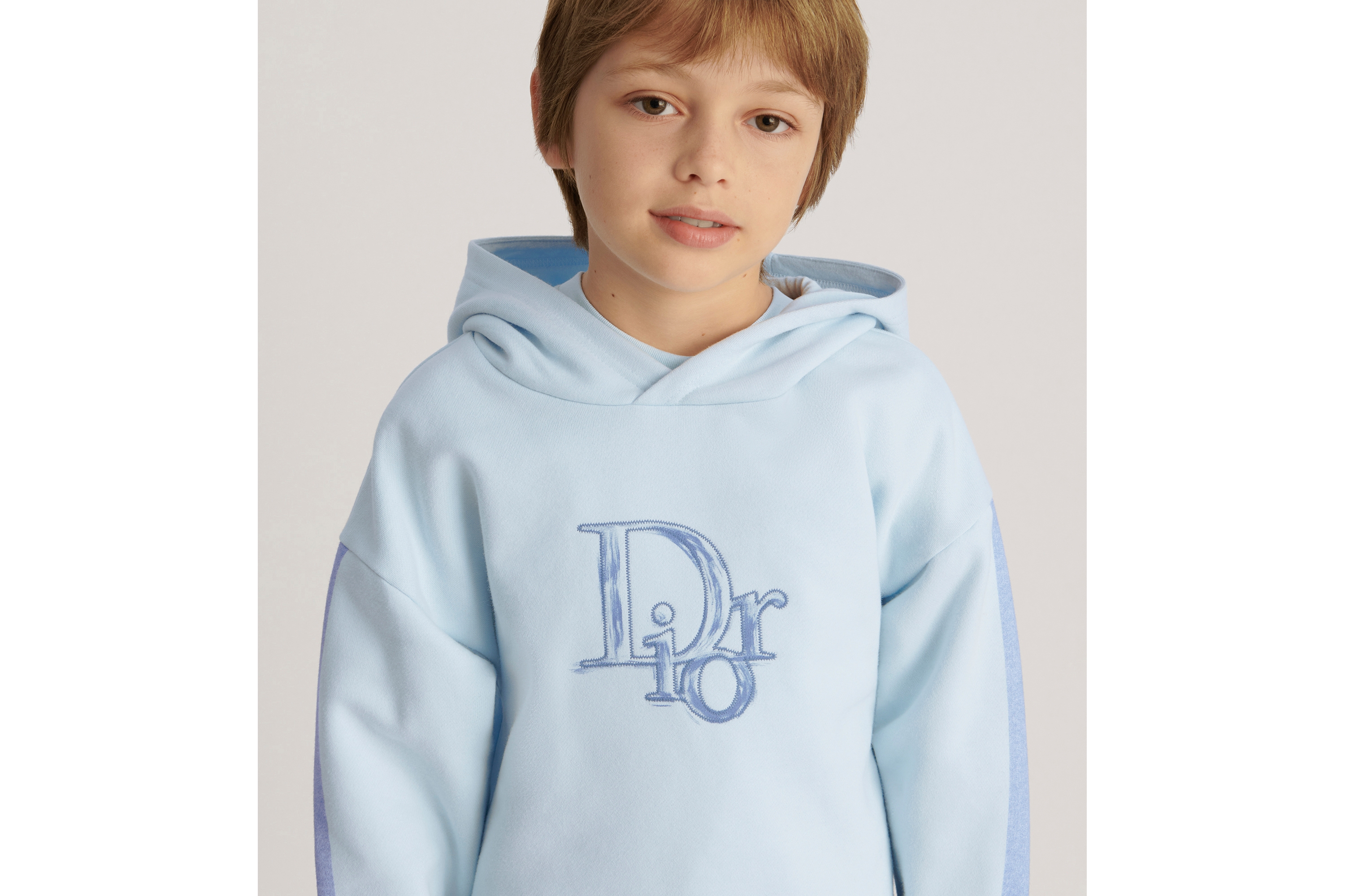 キッズ フード付き スウェットシャツ コットンフリース E06