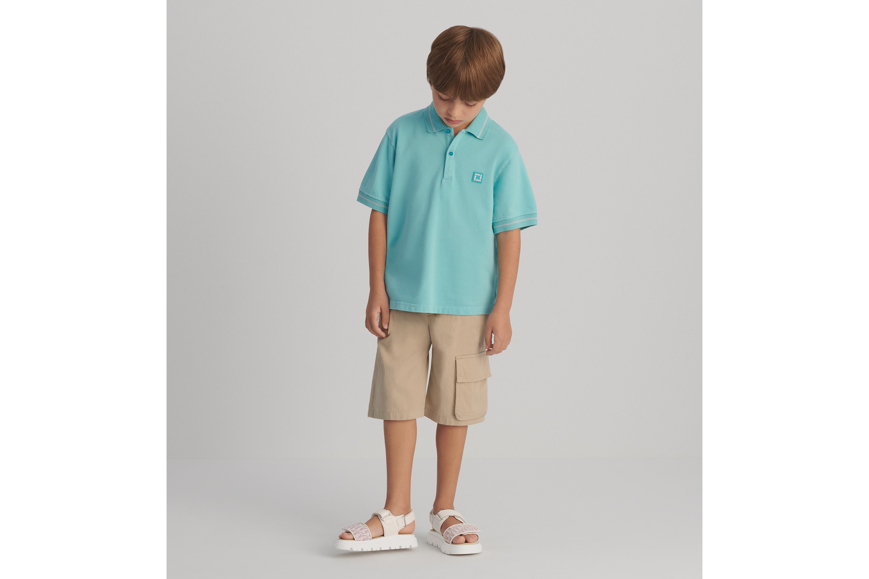 キッズ ポロシャツ コットンジャージー E01