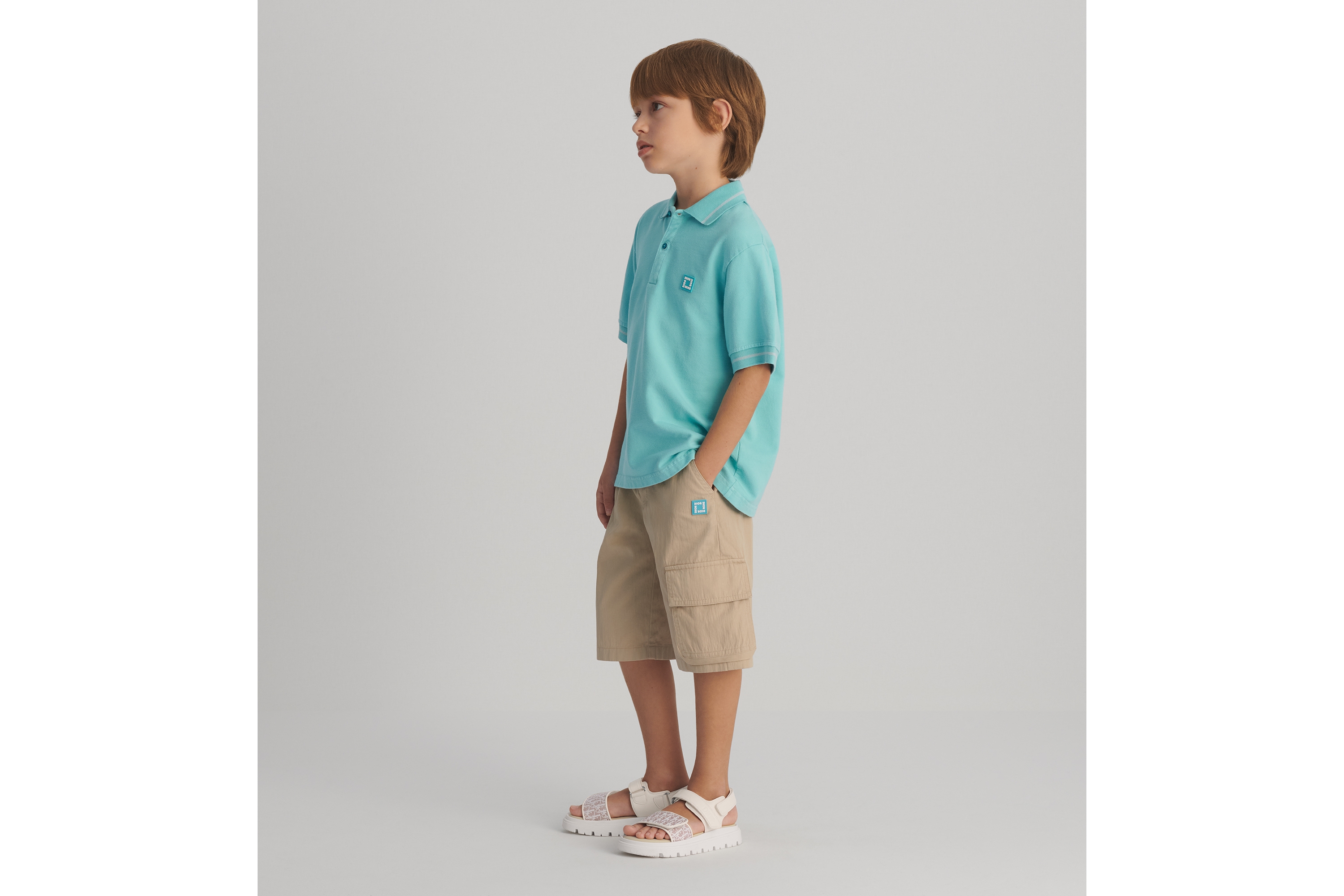 キッズ バミューダショートパンツ コットン E03