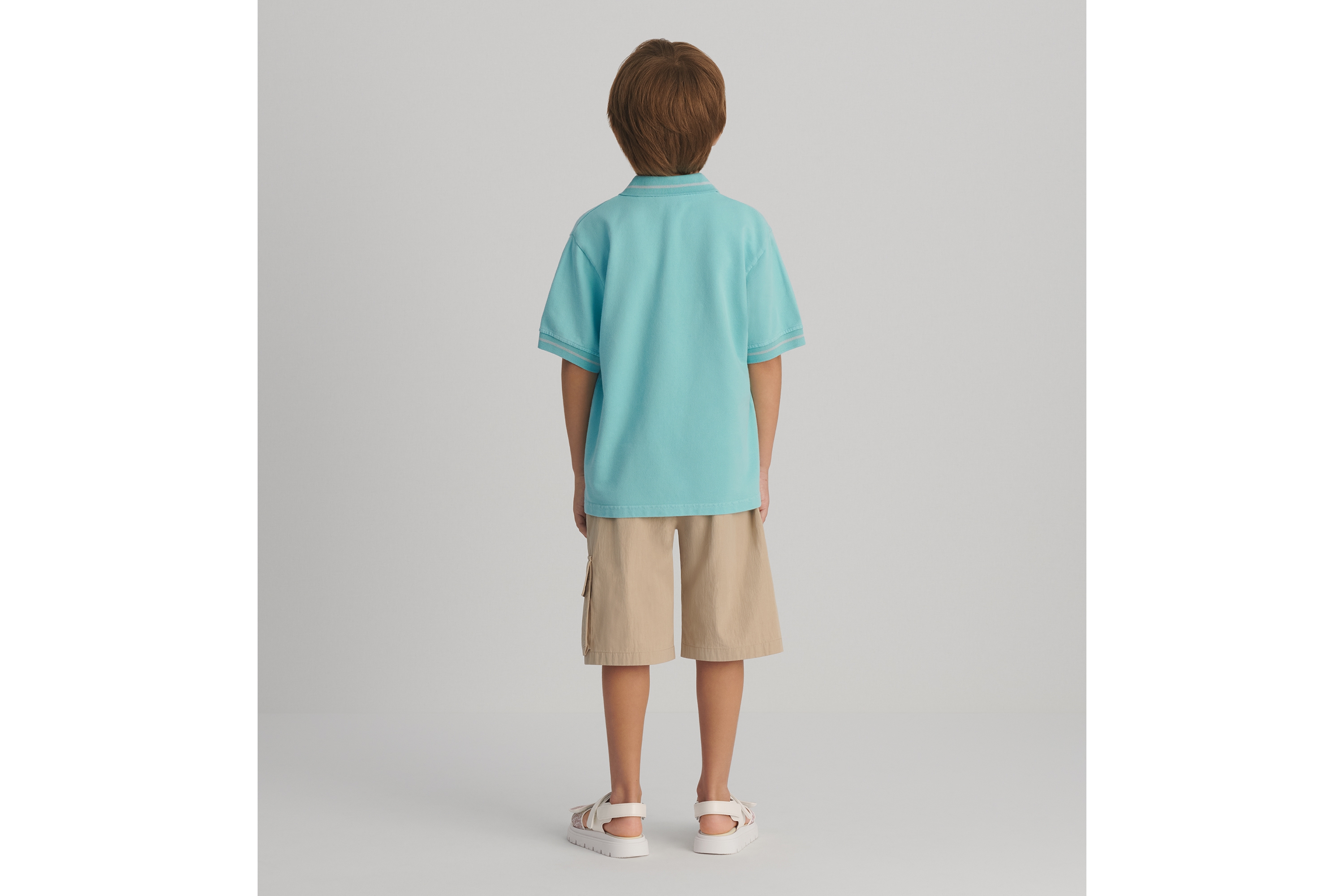 キッズ バミューダショートパンツ コットン E04