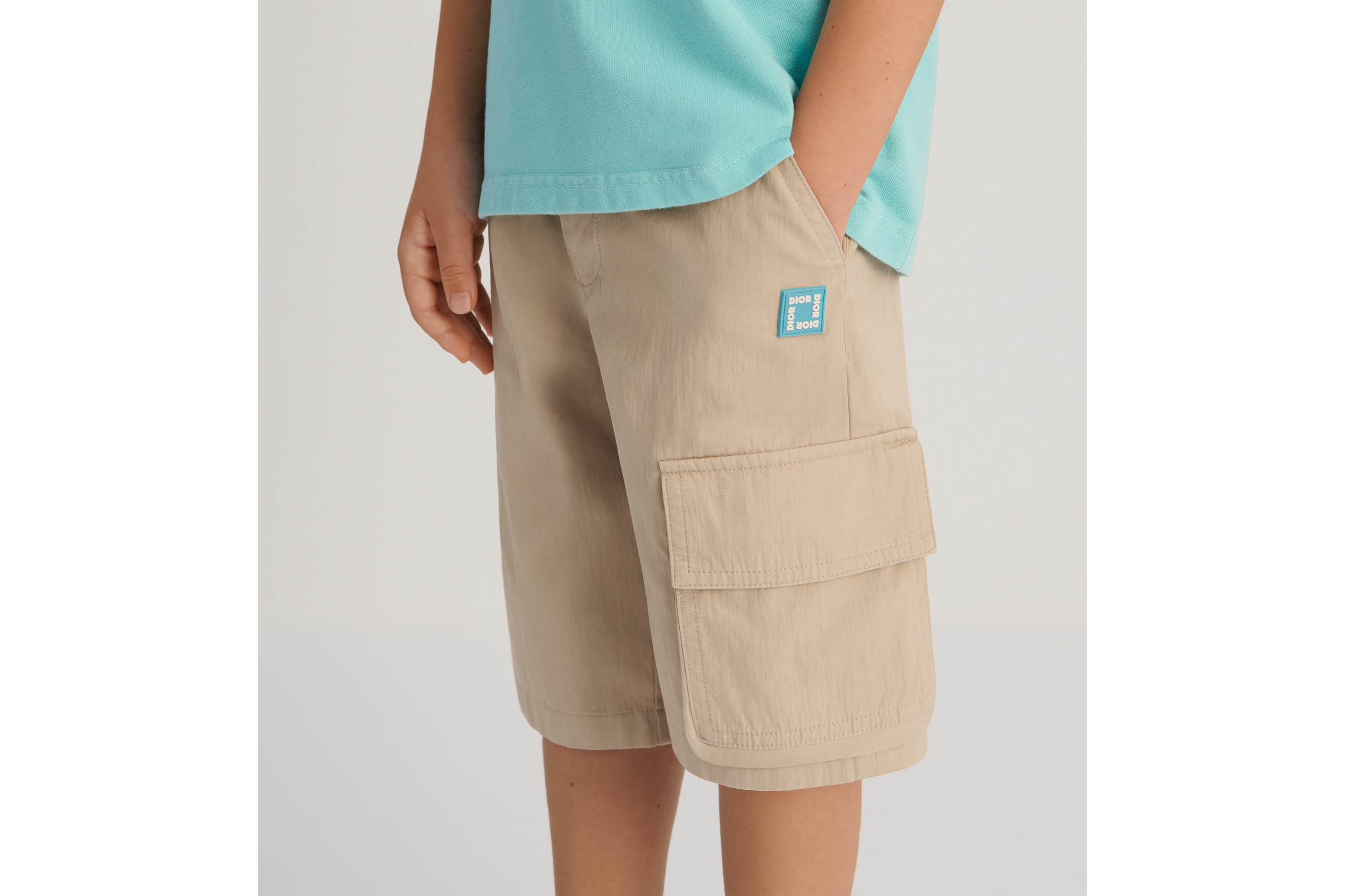 キッズ バミューダショートパンツ コットン E05