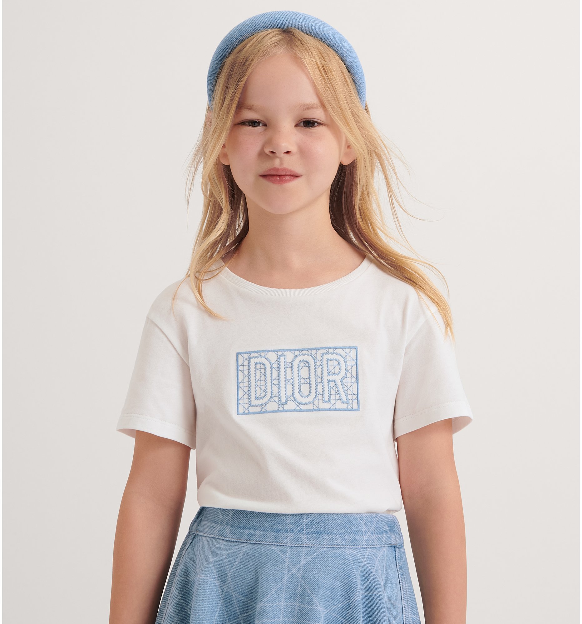 Kids' T-Shirt White Cotton Jersey | DIOR