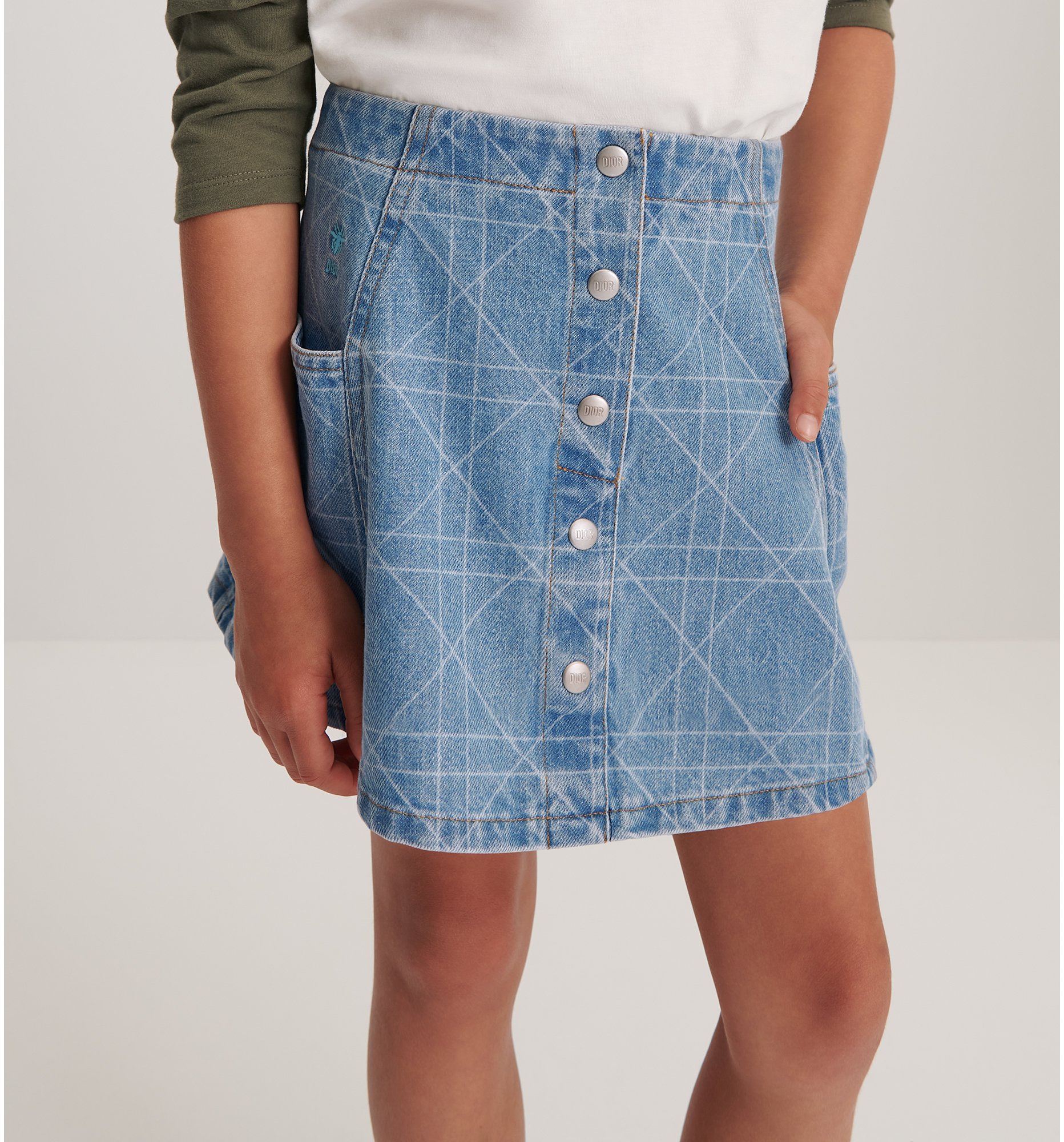 aria_look Kids' A-Line Skirt Worn view