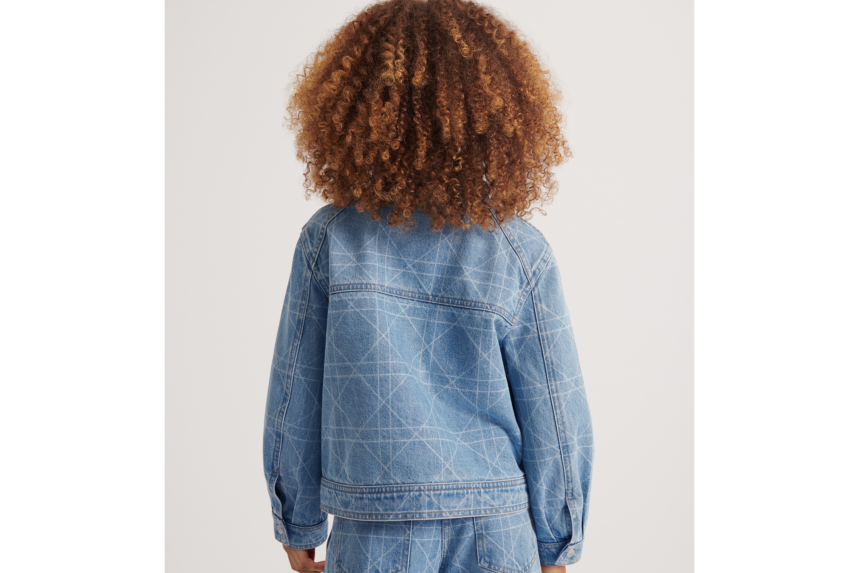 look_image_alt_prefix Jacke für Kinder Cannage Baumwolldenim in Blau E03