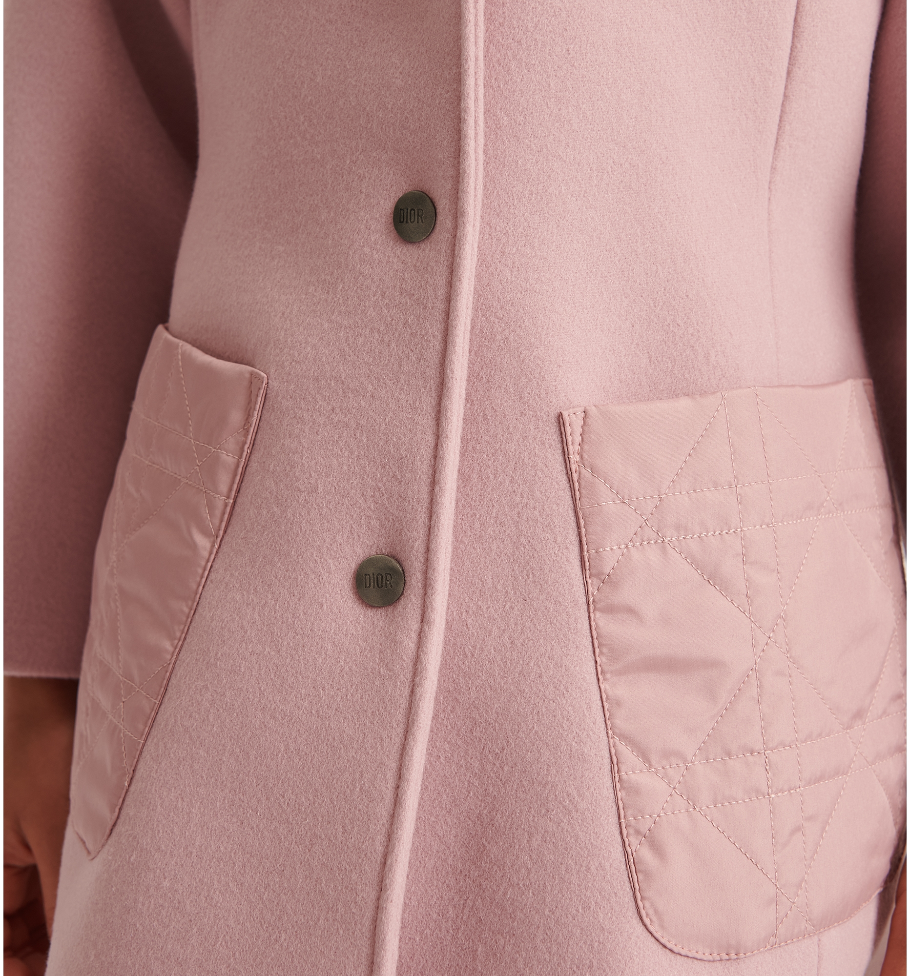 DIOR | キッズ コート ウール・カシミヤ・カナージュ テクニカル 