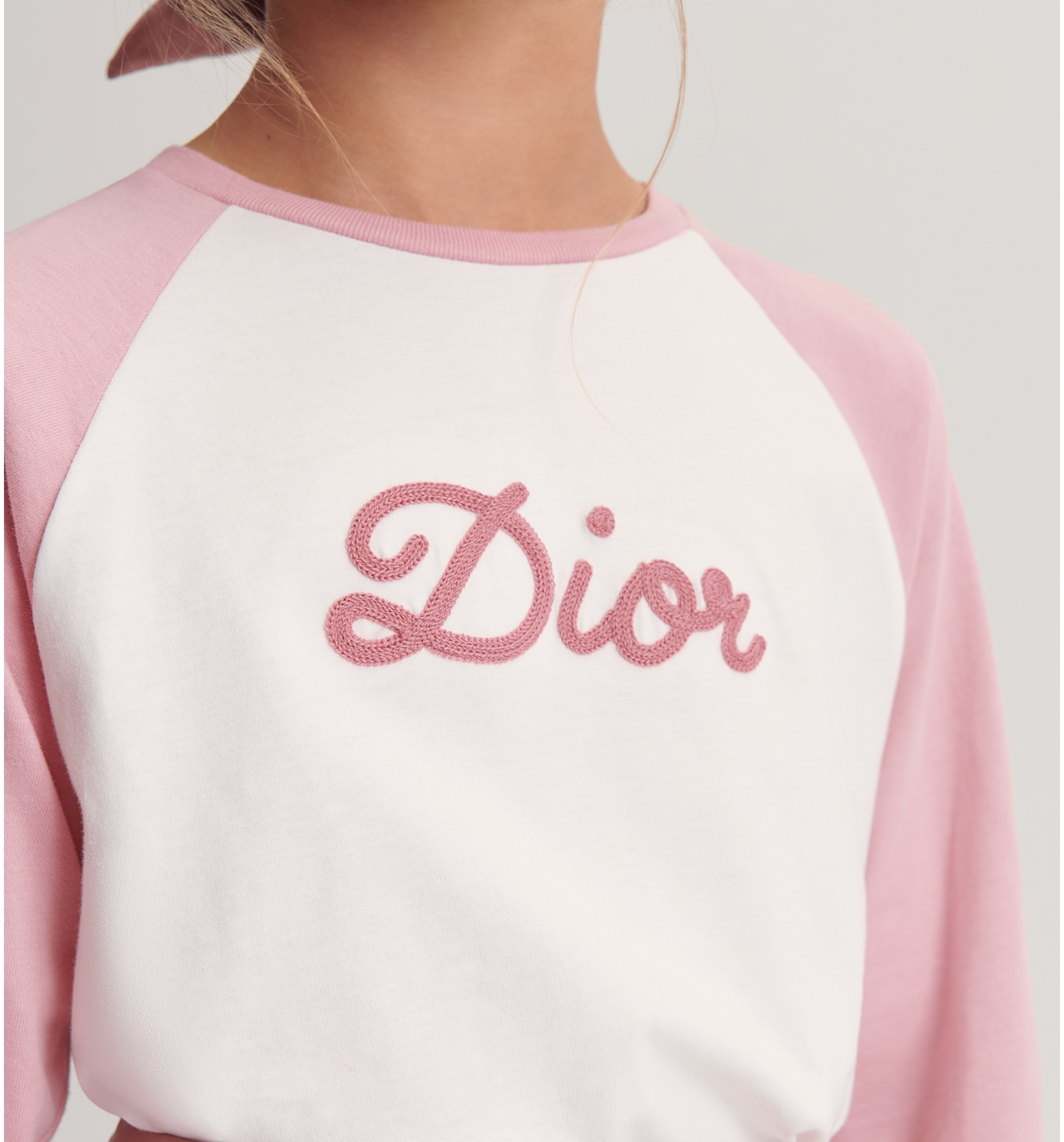 DIOR | キッズ ロングスリーブ Tシャツ コットンジャージー