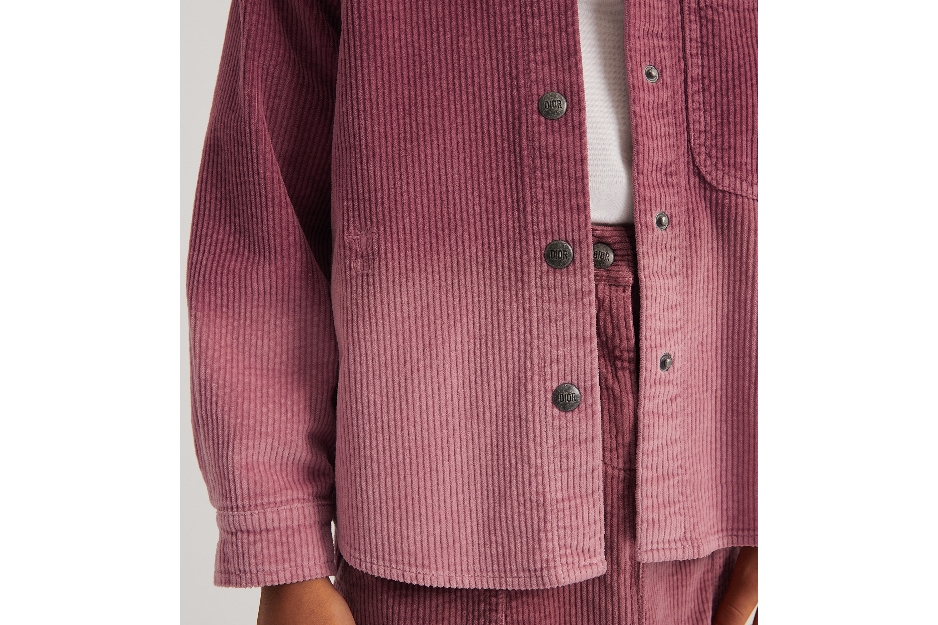 Kids&amp;#39; Overshirt Pink Dip-Dye Corduroy | DIOR