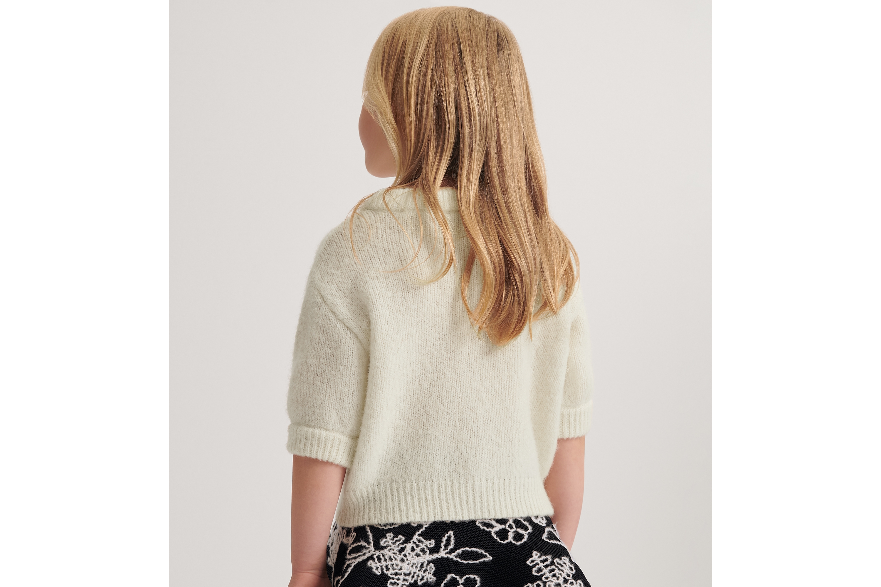 look_image_alt_prefix キッズ ショートスリーブ セーター アルパカ & ウール ブレンド ニット E09