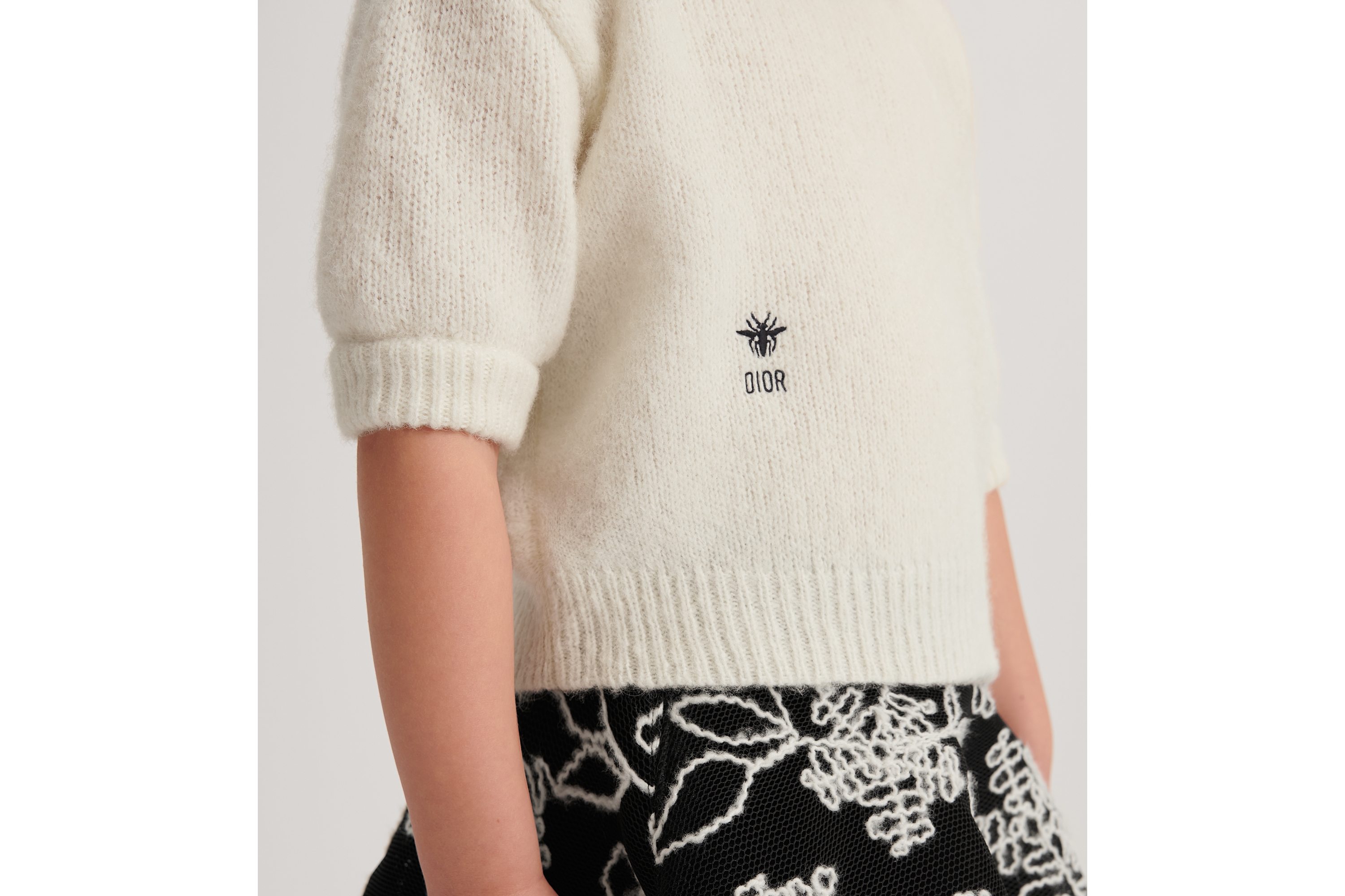 look_image_alt_prefix キッズ ショートスリーブ セーター アルパカ & ウール ブレンド ニット E10