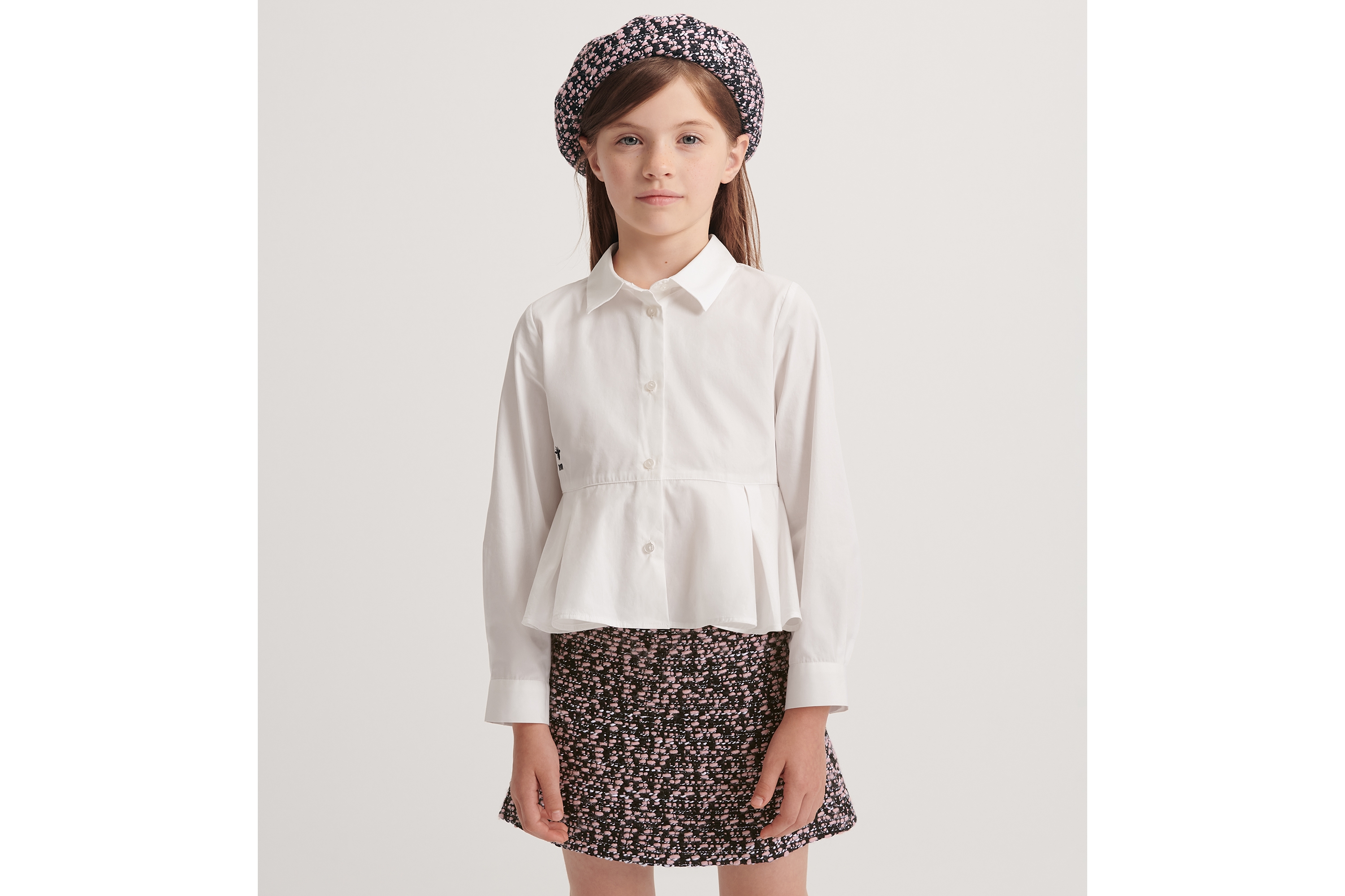 Chemise MSGM Pour Enfant - Blanc 100% Coton - Neuf Avec étiquettes
