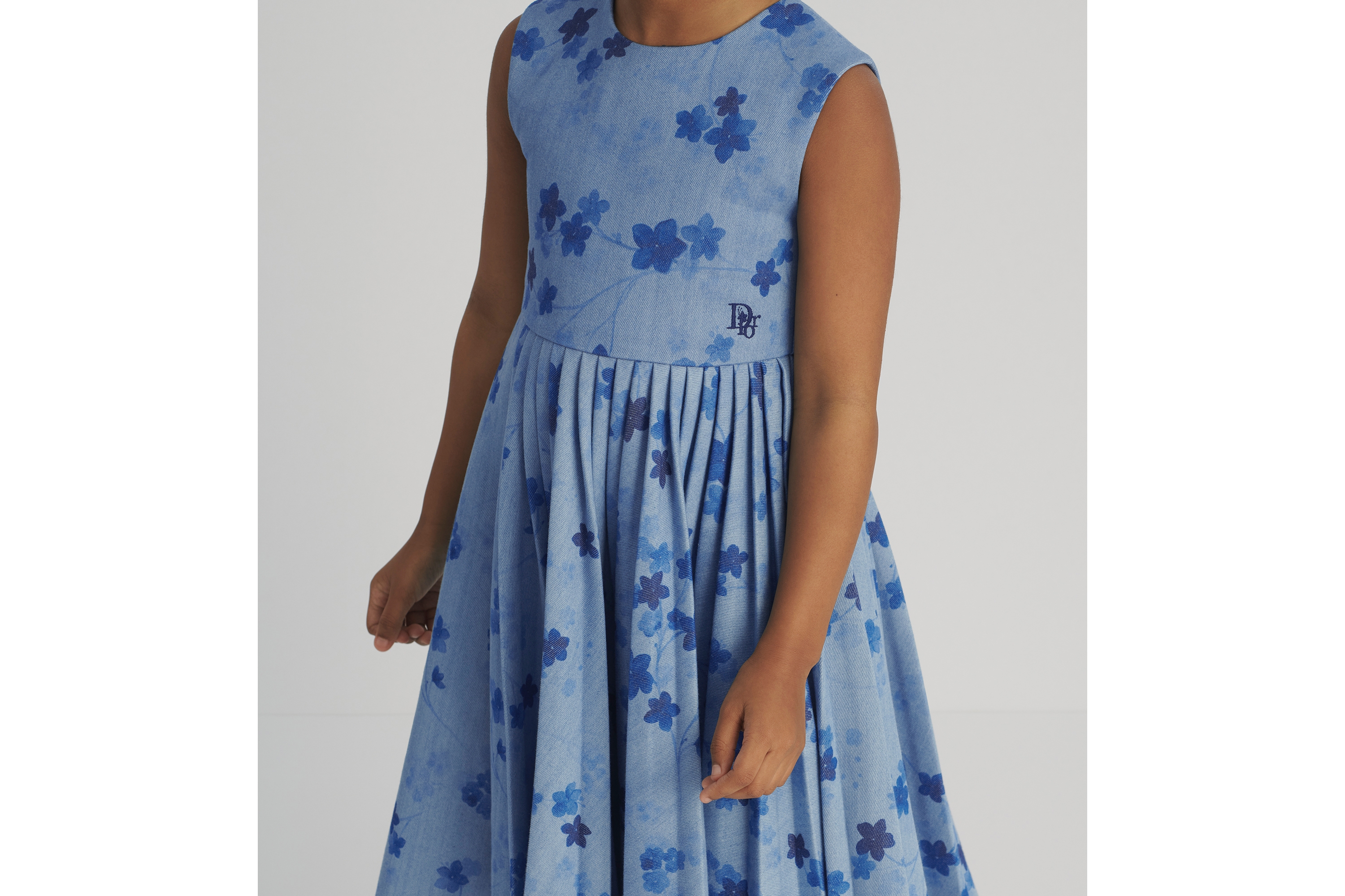 キッズ フレアドレス コットンブレンド E02