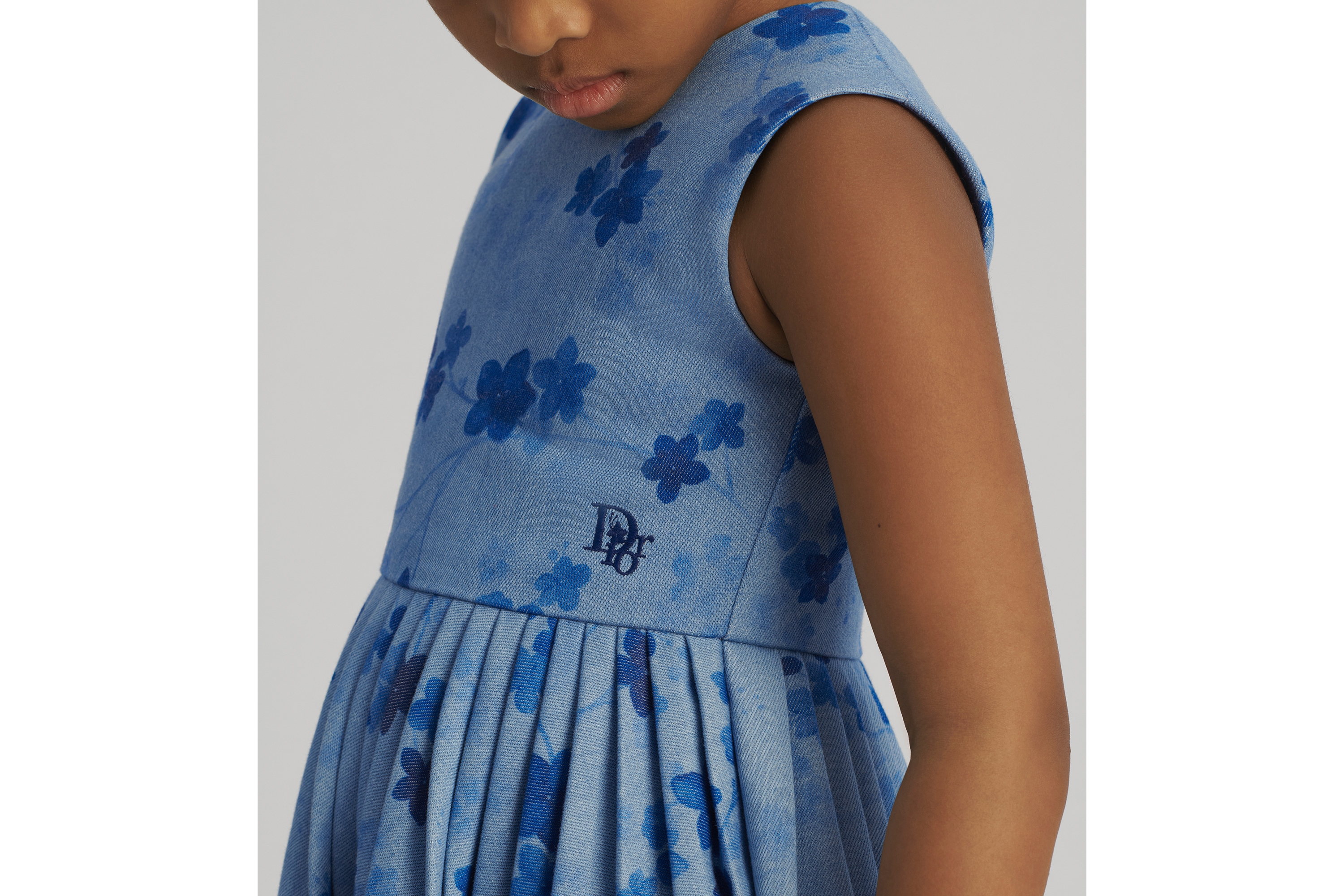 キッズ フレアドレス コットンブレンド E03