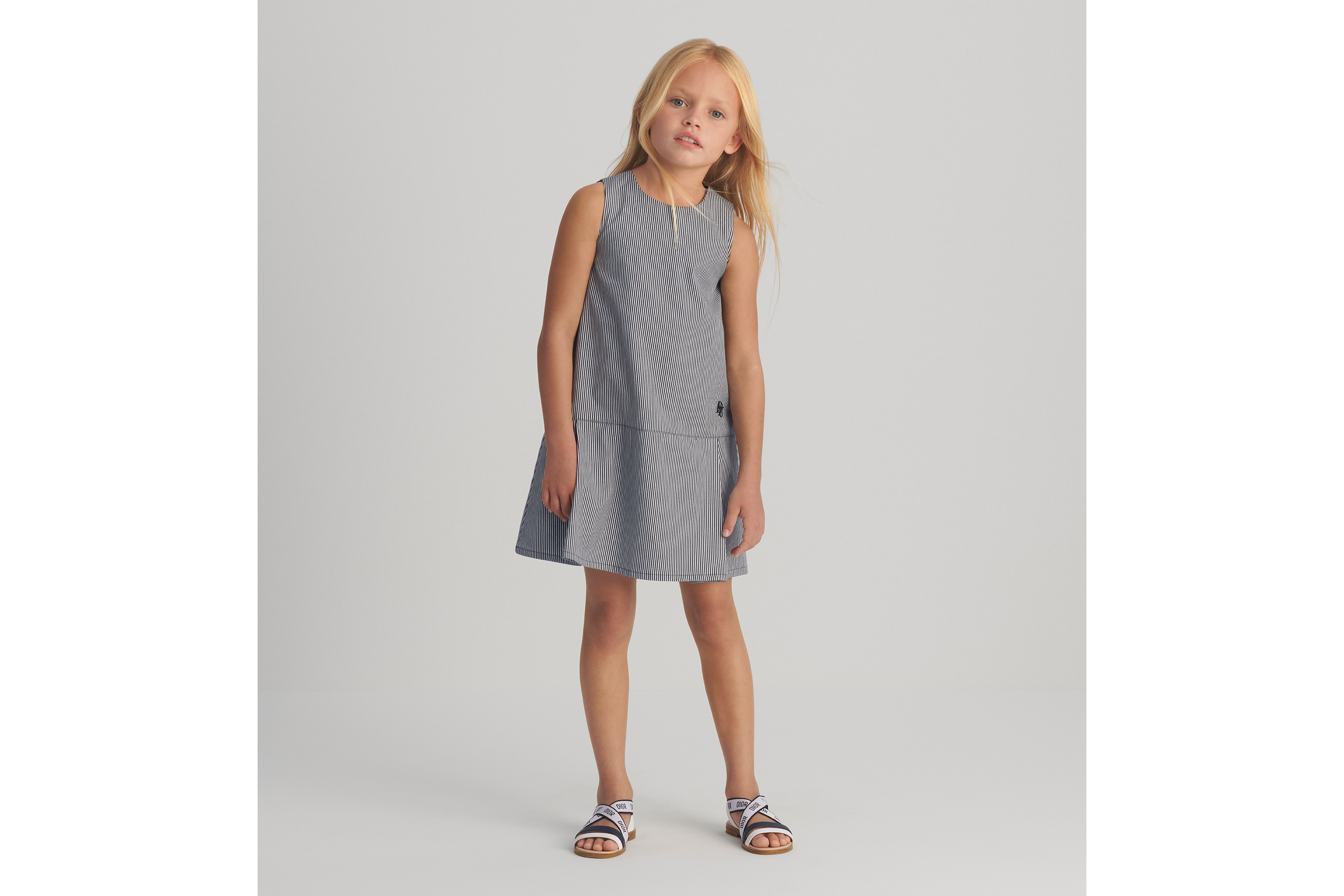 キッズ フレアドレス コットン E05
